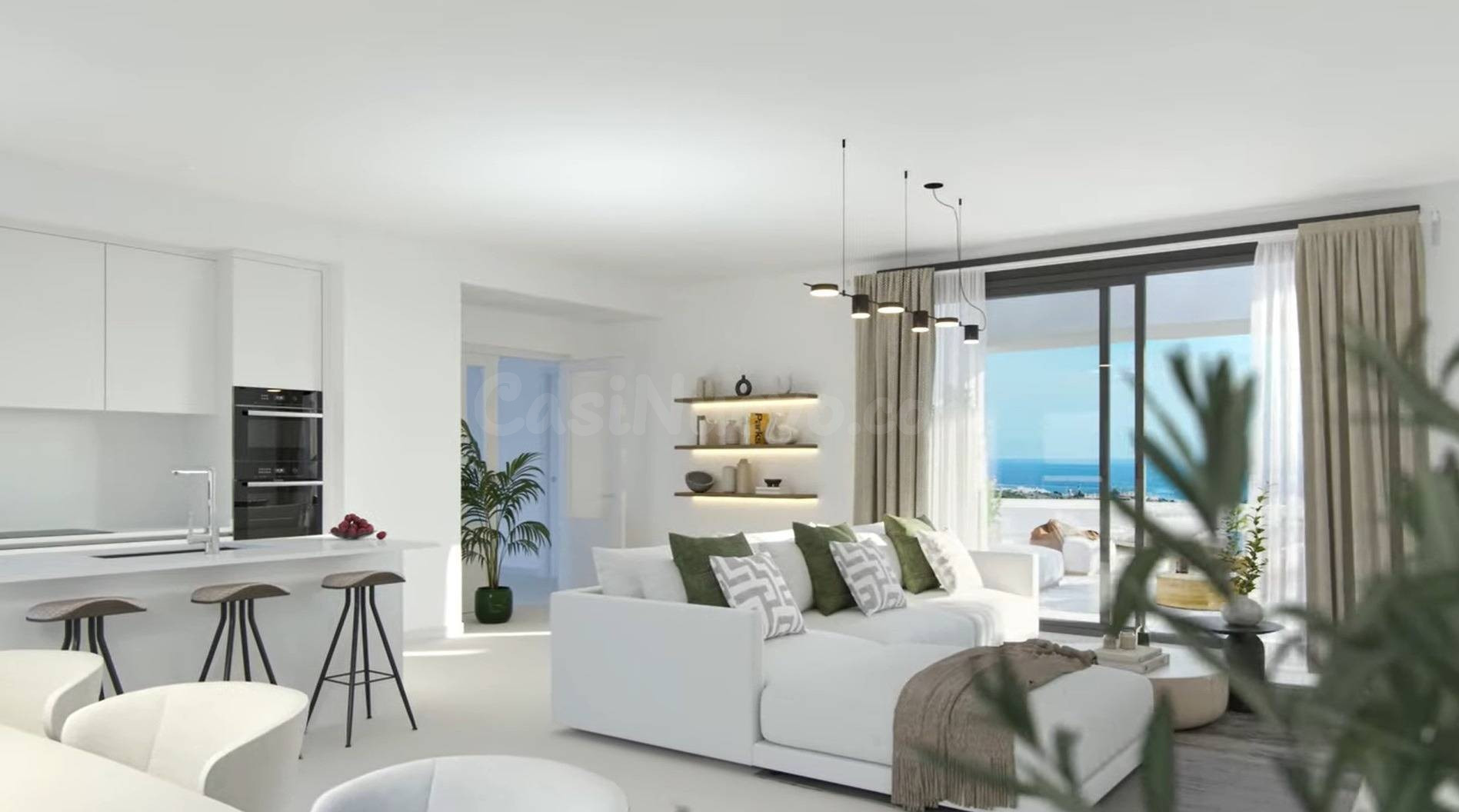 Apartamento en planta baja con jardín privado en Valle Romano, Estepona