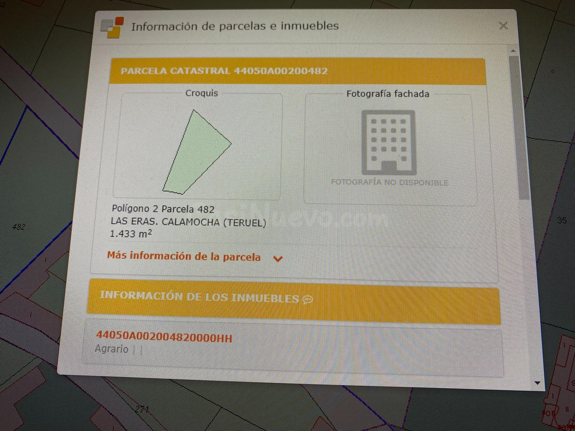 SE VENDE PARCELA EN CALAMOCHA