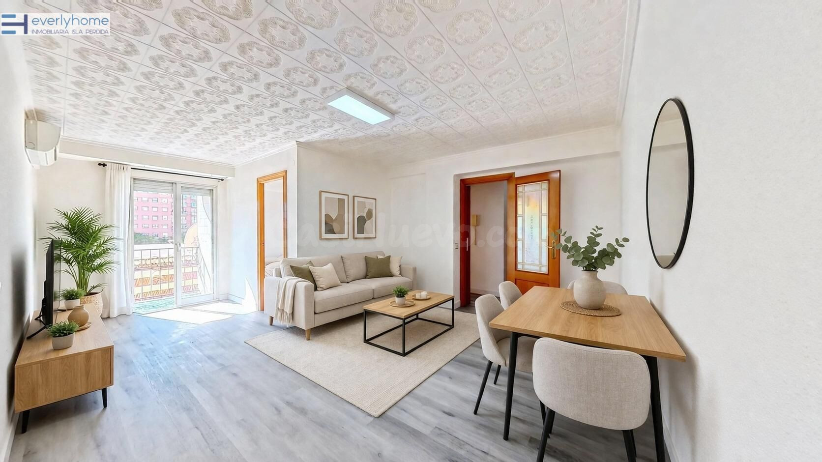 "VIVIENDA COMPLETAMENTE EXTERIOR CON ORIENTACION SUR"