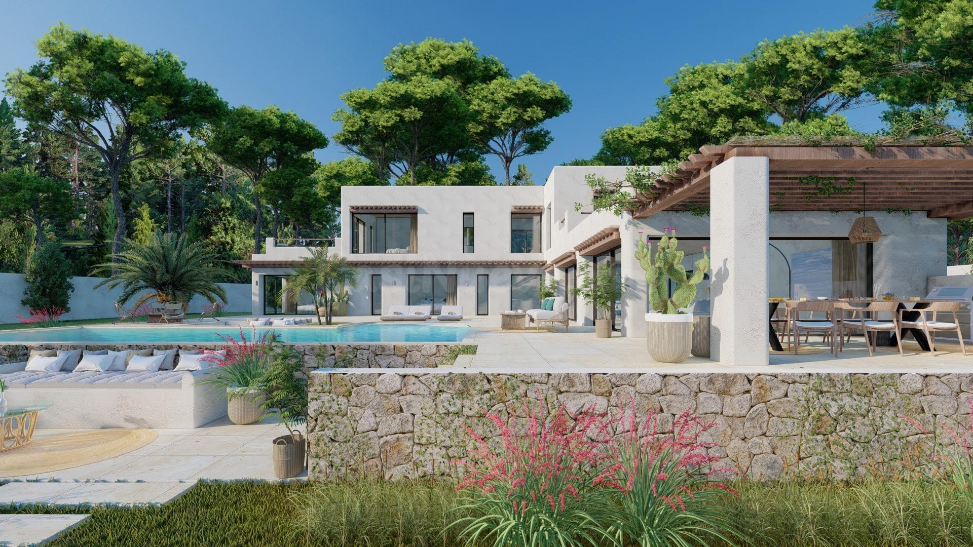 Espectacular villa con un impresionante diseño contemporáneo