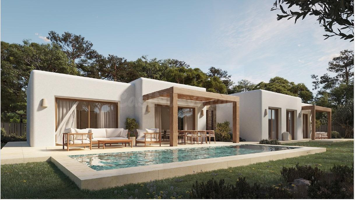 Residencial ibicenco 4 viviendas Benissa costa
