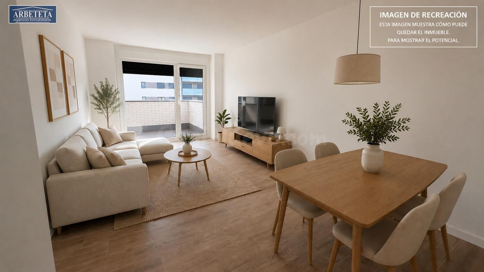 INMOBILIARIA ARBETETA ALQUILA PISO DE DOS DORMITORIOS EN ZONA REMATE DE LAS CAÑAS, GUADALAJARA