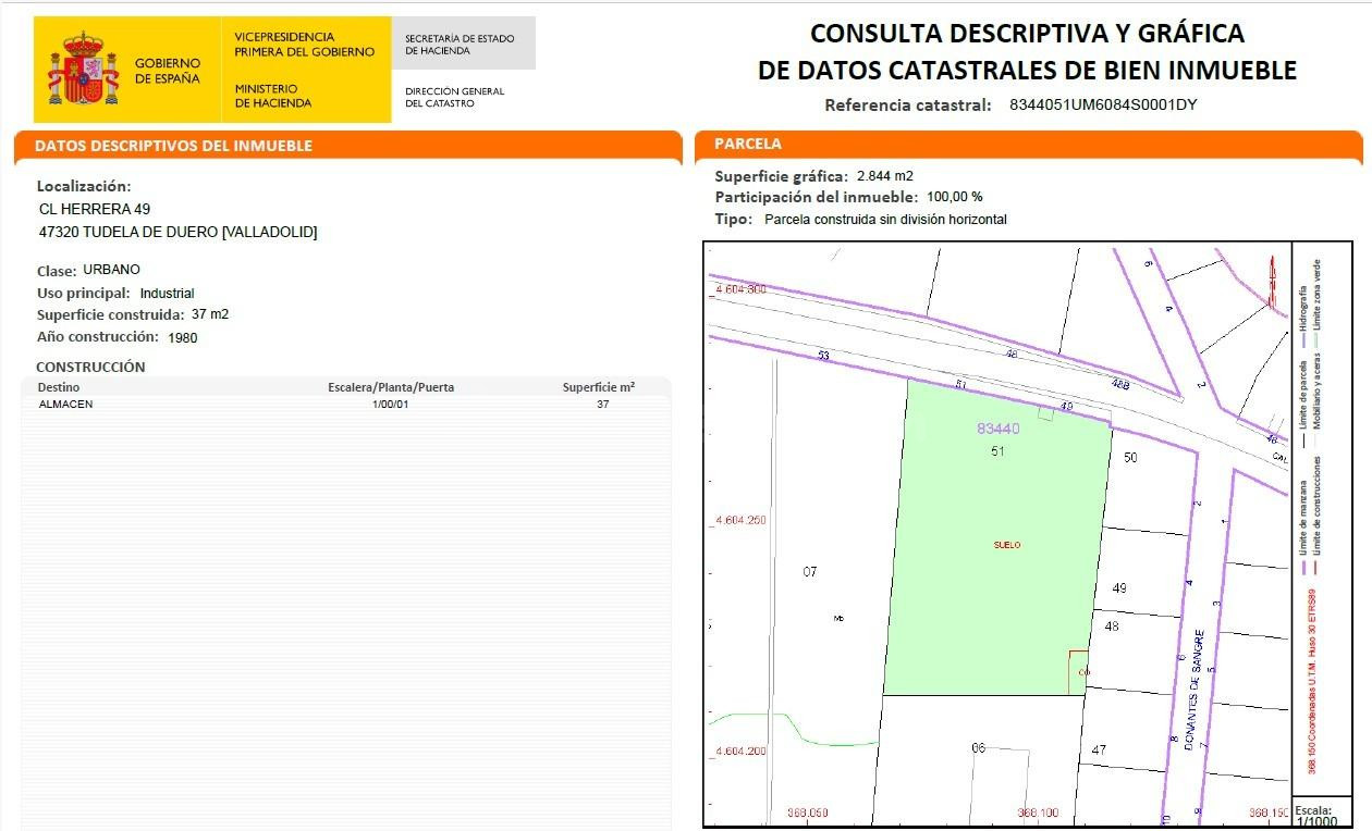 Amplio Solar Residencial Unifamiliar en Tudela De Duero
