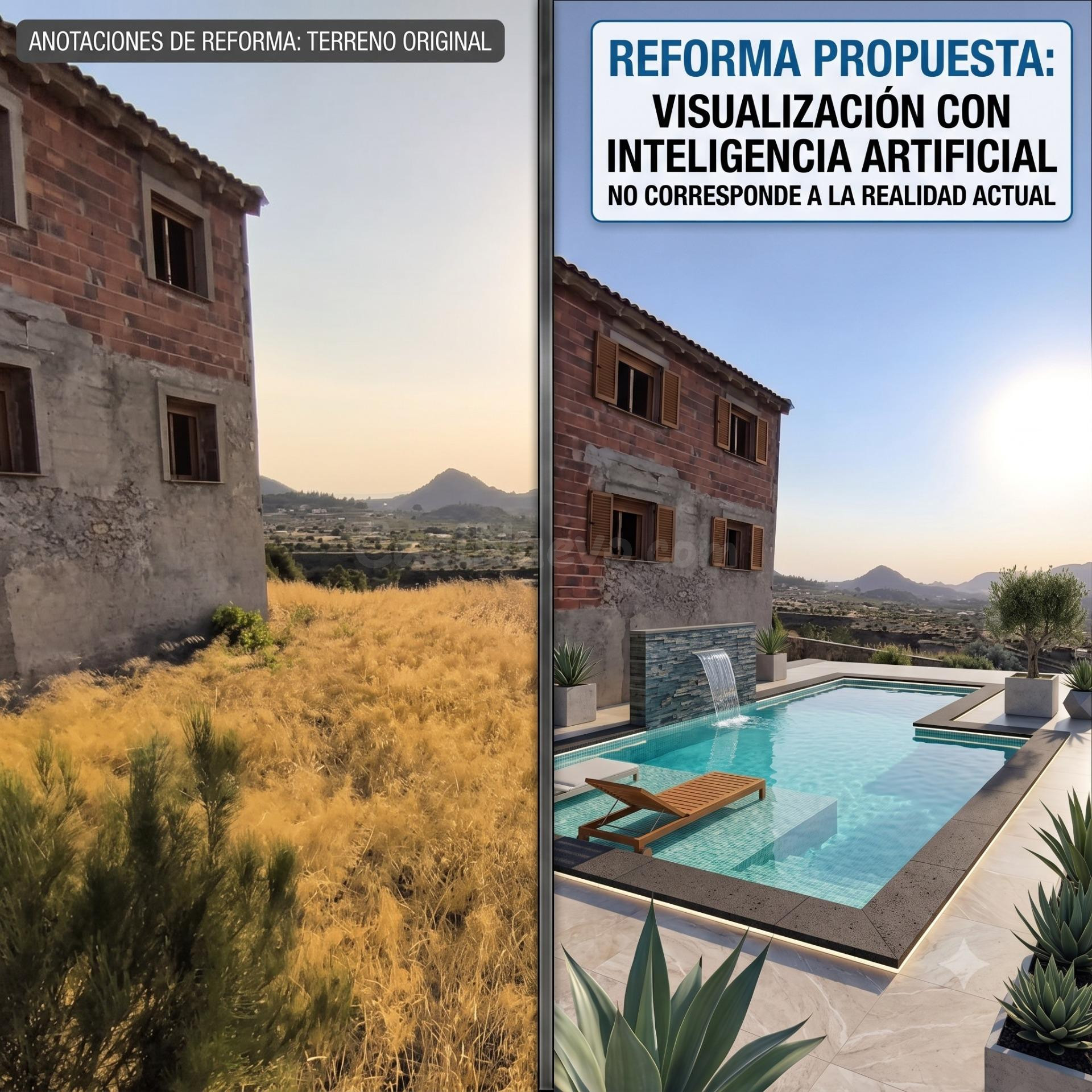 Finca entre Blanca y Ricote con 7.000 m2 de parcela + CASA de 5 dormitorios