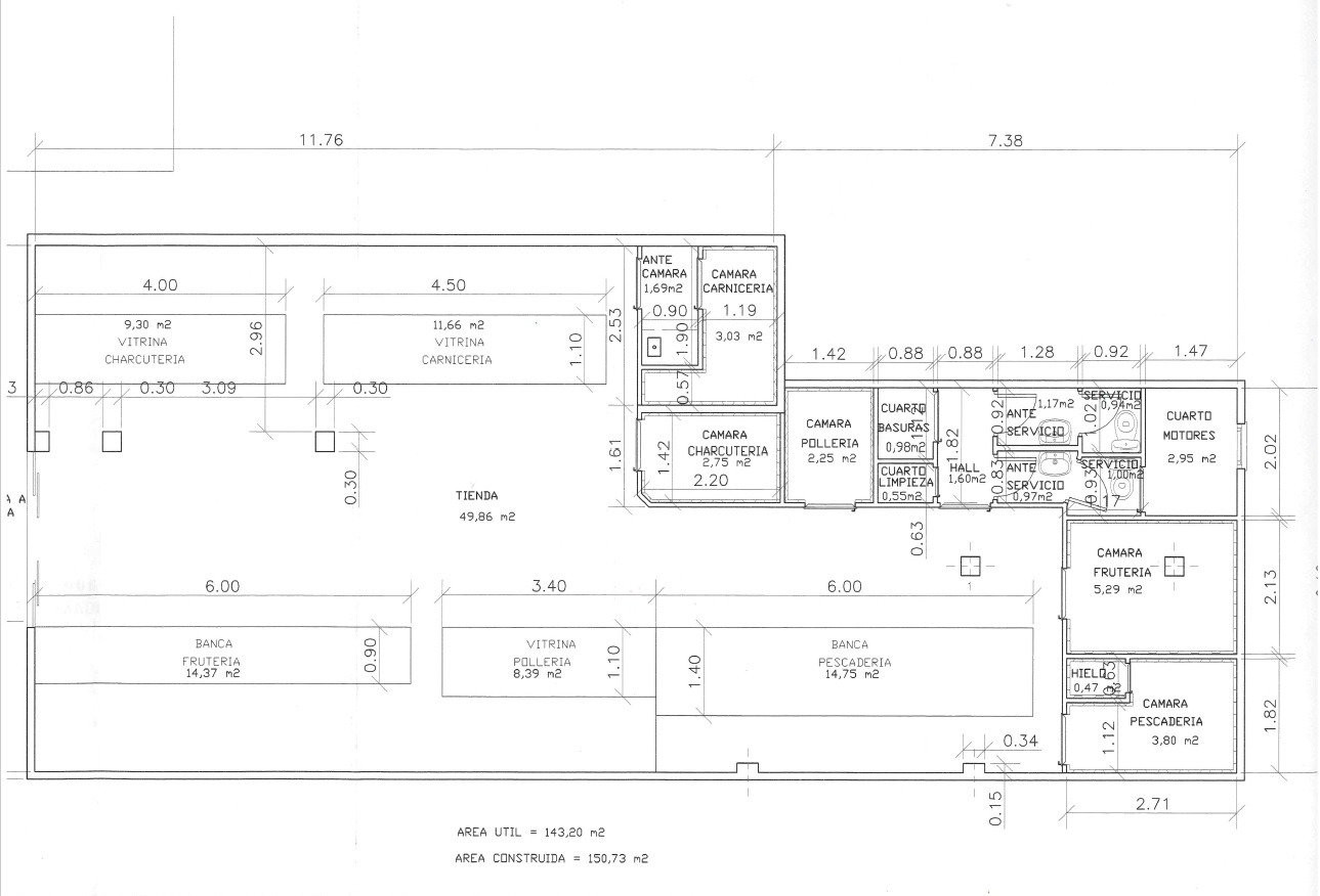 LOCAL COMERCIAL DE 150m2 EN CIUDAD 70