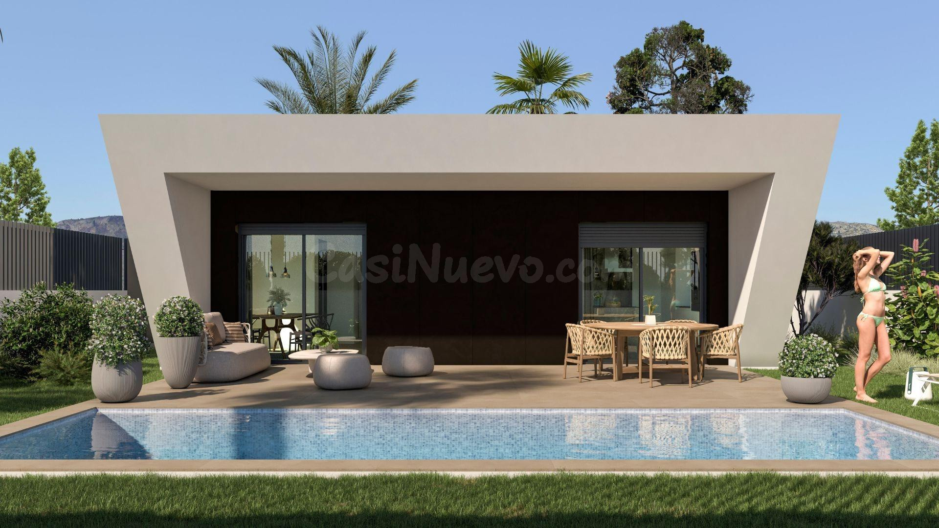 Nuevas villas de lujo con piscina