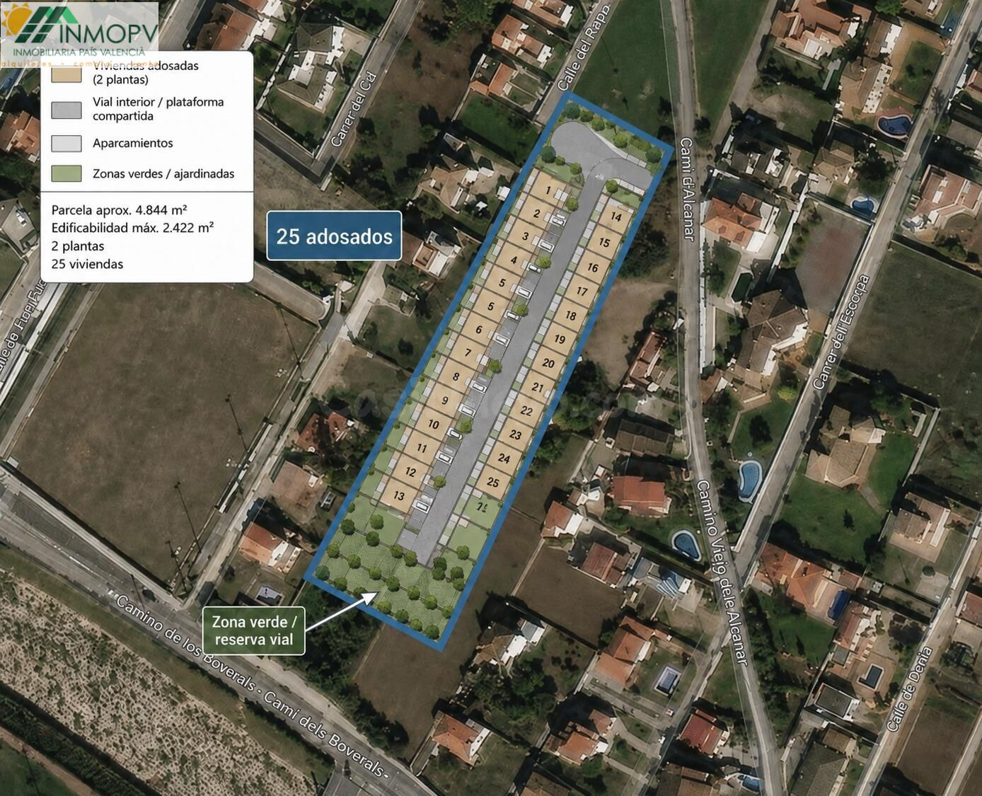 TERRENO URBANO NO CONSOLIDADO DE 4.844 M2 EN AVENIDA BOVERALS – VINARÒS | OPORTUNIDAD PARA PROMOTORES