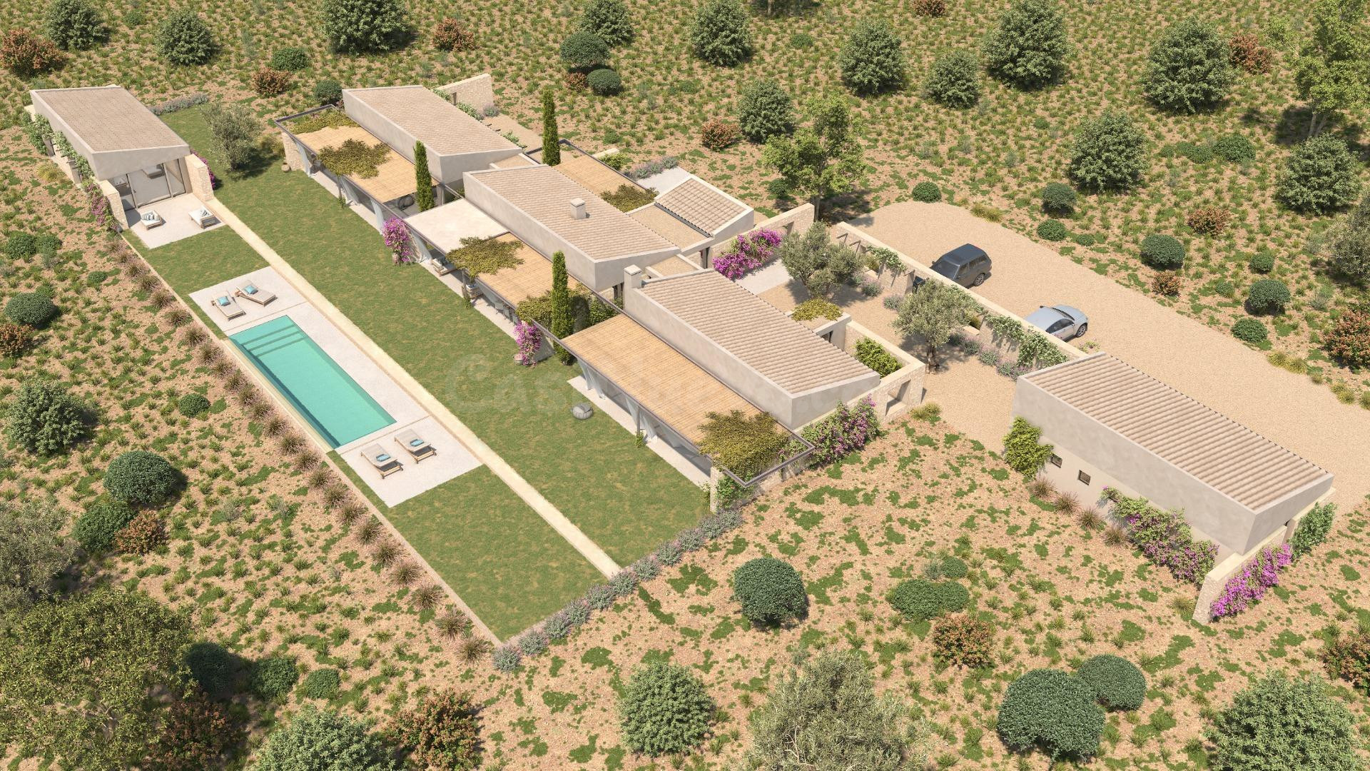 Proyecto rustico en ubicación única con vistas increíbles al mar y montaña.
