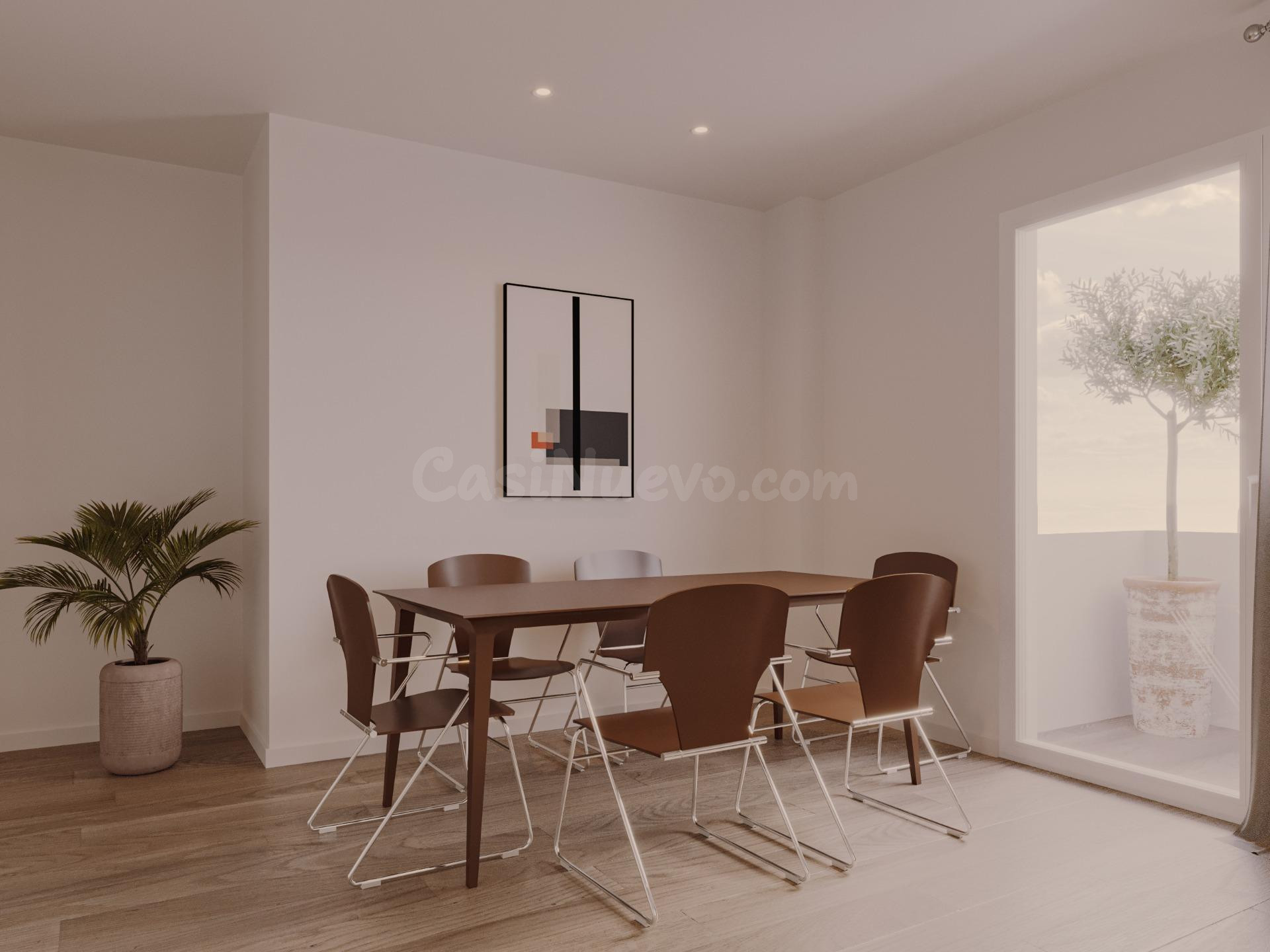 Piso de obra nueva de 2 dormitorios y 1 baño + Plaza de GARA