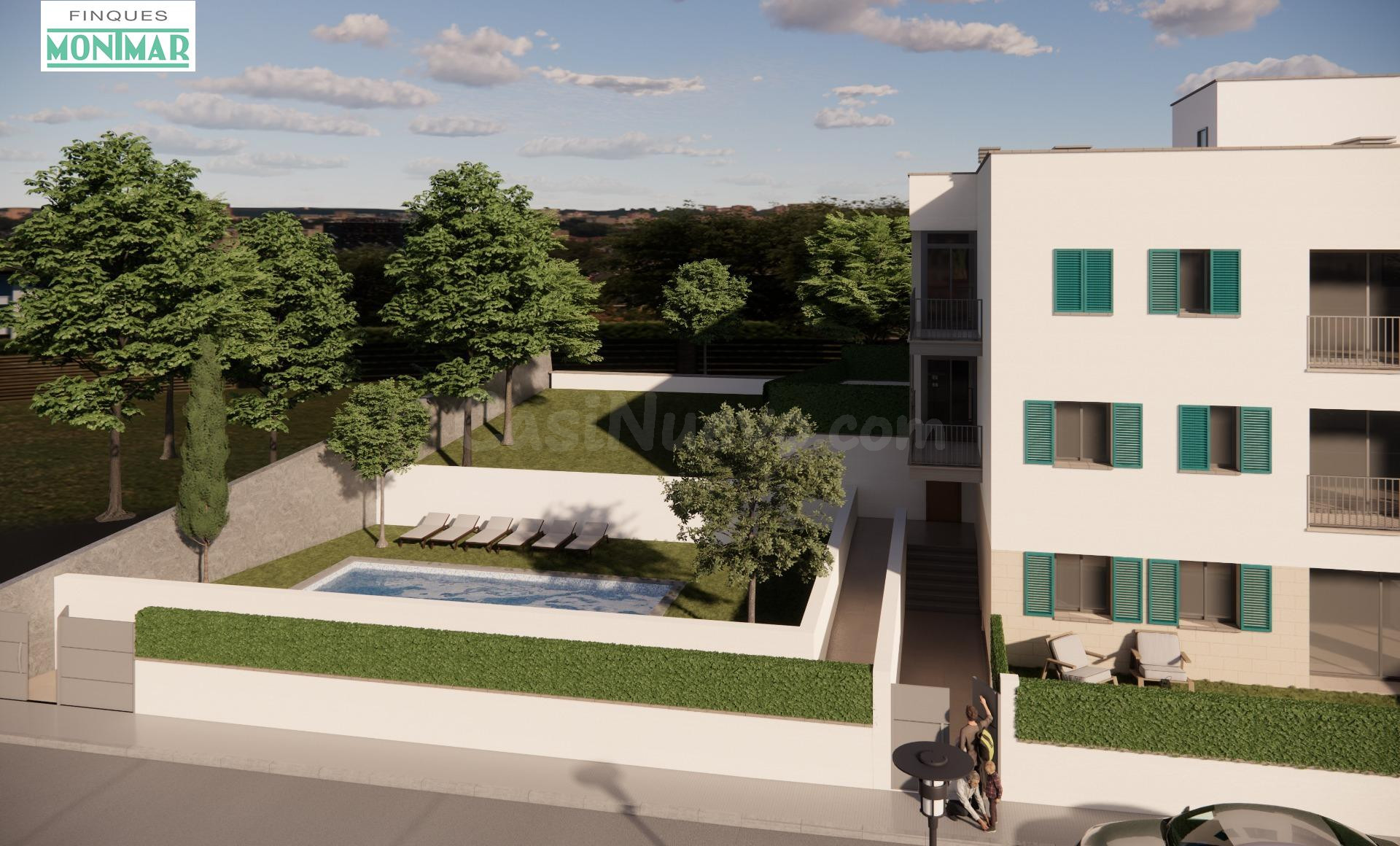 Obra nueva en Sant Pere de Ribes con parking, trastero, piscina y zonas comunitarias