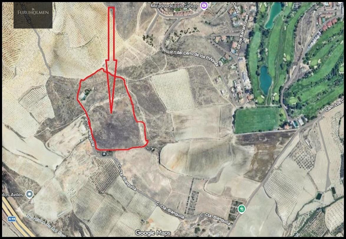 FINCA EN VENTA (Y ALQUILER CON OPCIÓN A COMPRA) – 76.500 m2 JUNTO AL GOLF DE LAS GABIAS
