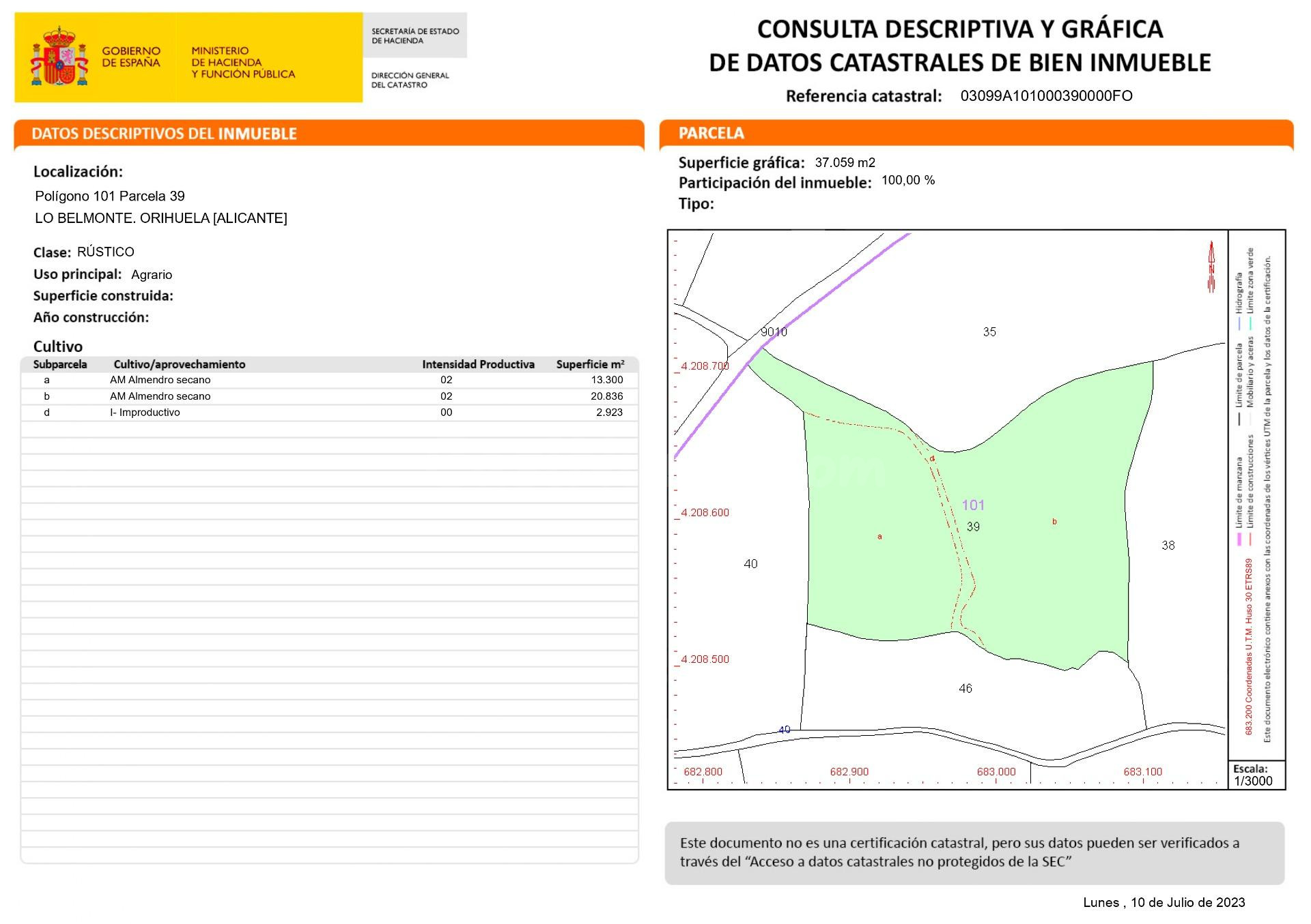 Terreno rural en venta - Torremendo