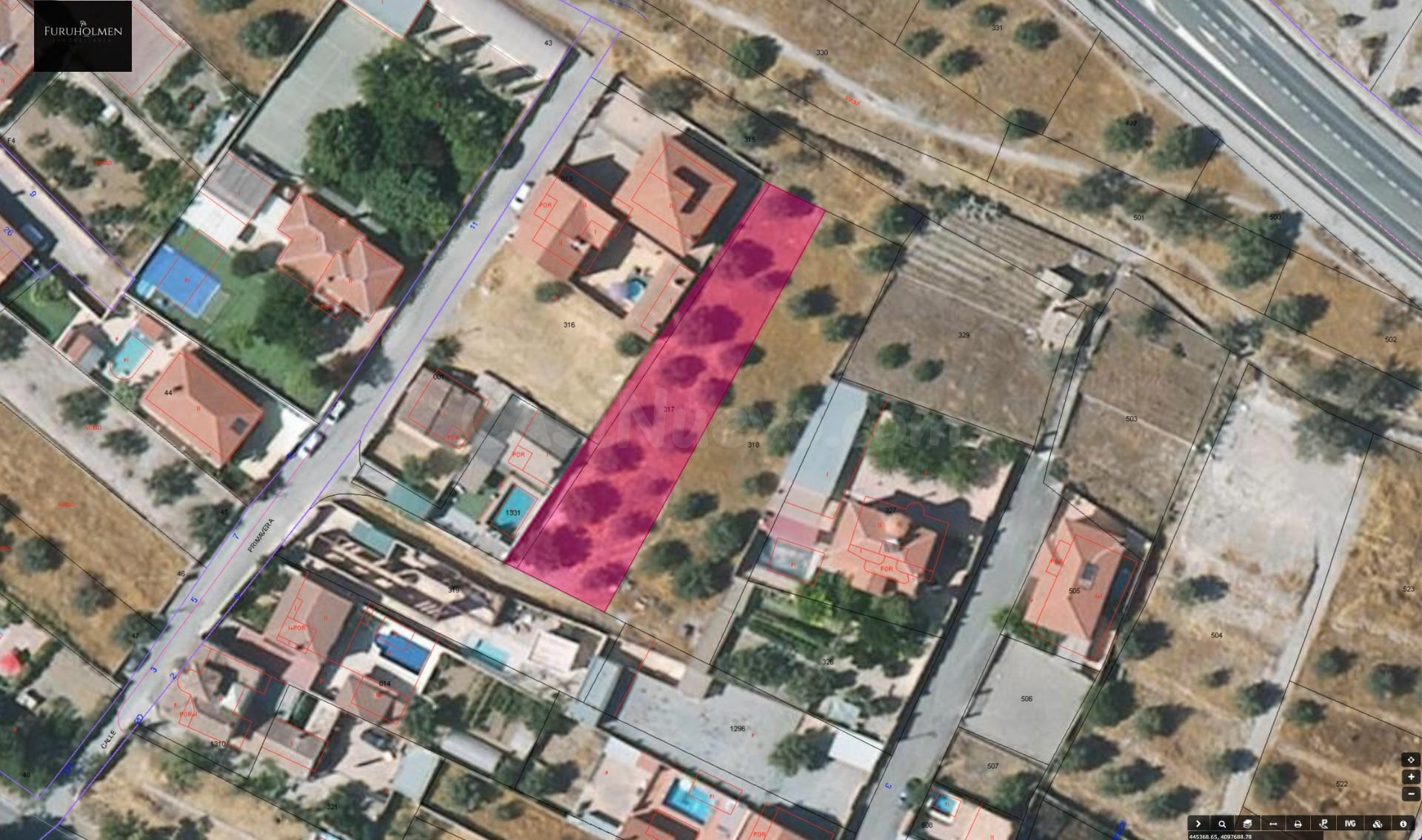 Padul, terreno urbano no consolidado
