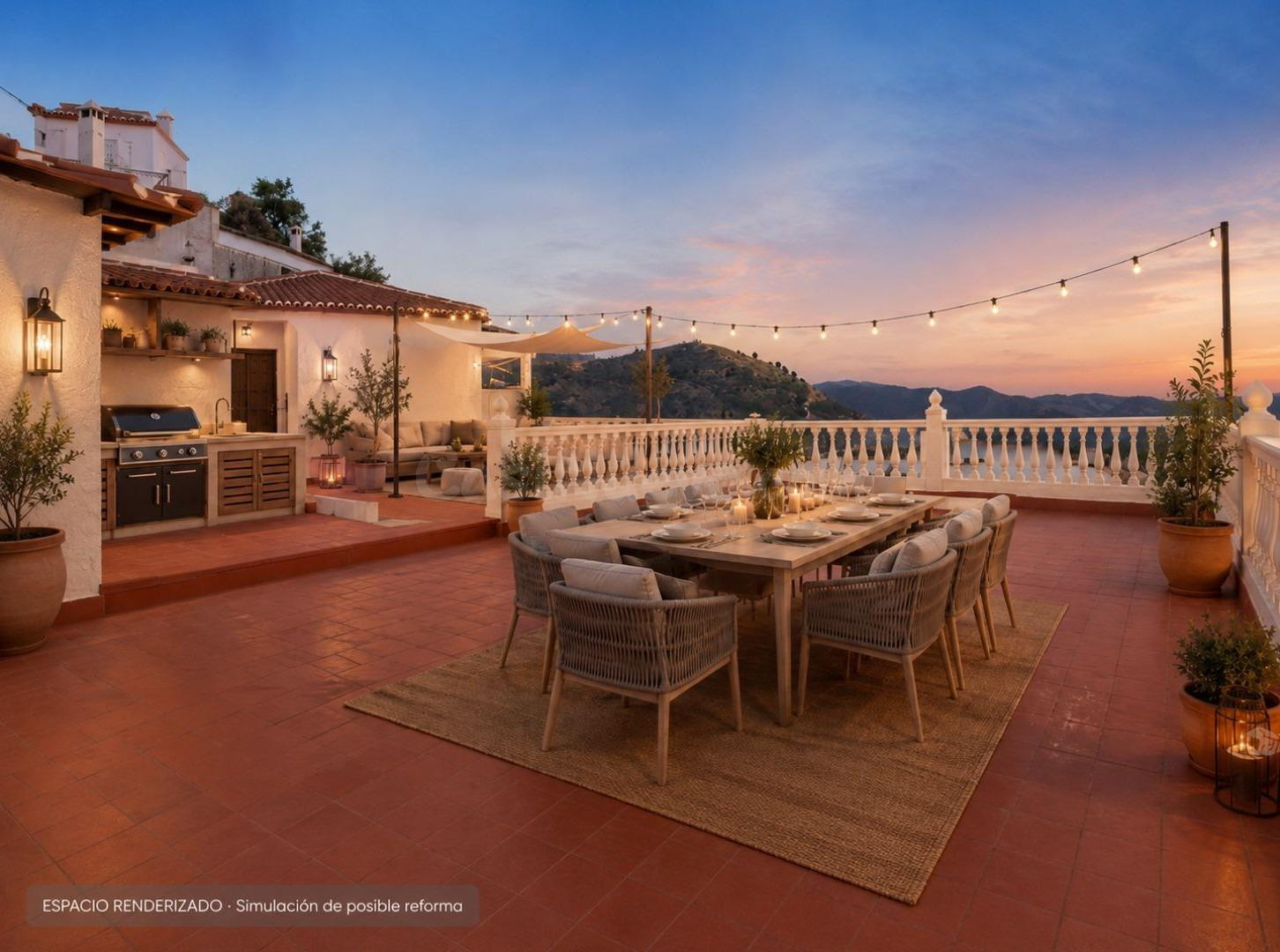 Auténtica casa andaluza con patio y terraza en Lújar – Más de 400 m2 y gran potencial