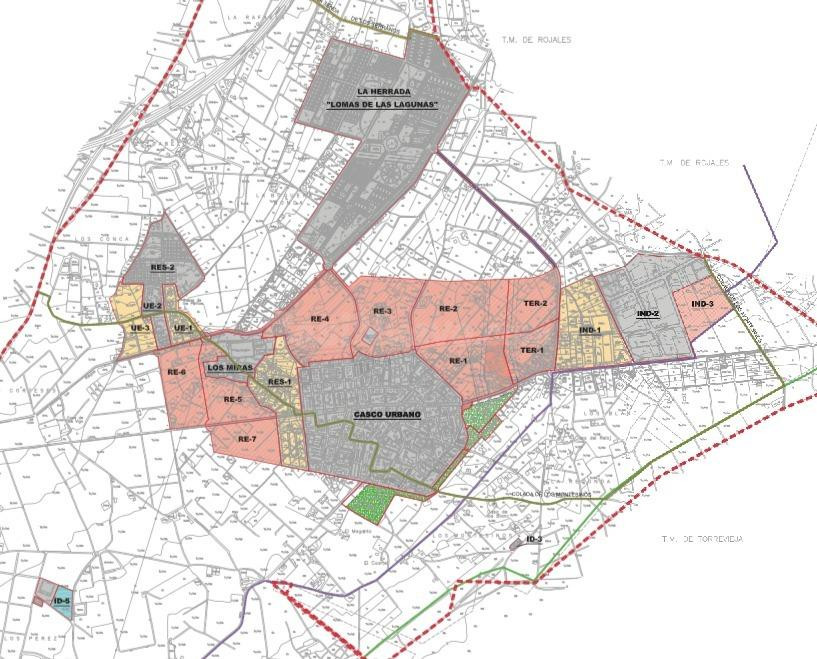 ALTA EDIFICABILIDAD: Aproximadamente 3.400m2  CONSTRUIBLES EN  11.833m2  DE SUELO – PLAN PARCIAL RE-7 LOS MONTESINOS