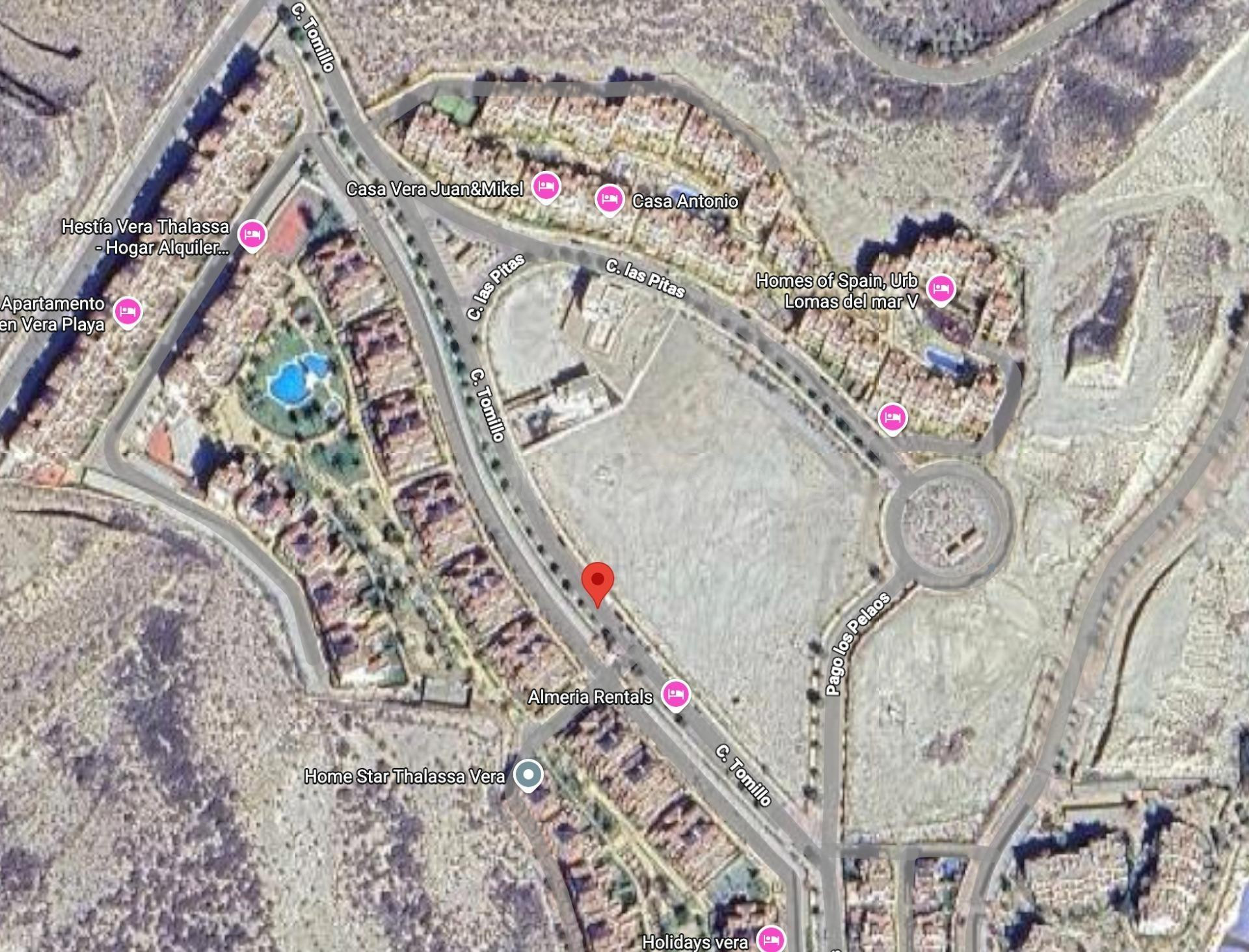 PARCELA URBANA SEGREGABLE EN VERA PLAYA | PROYECTO PARA 3 VIVIENDAS | ALTA RENTABILIDAD