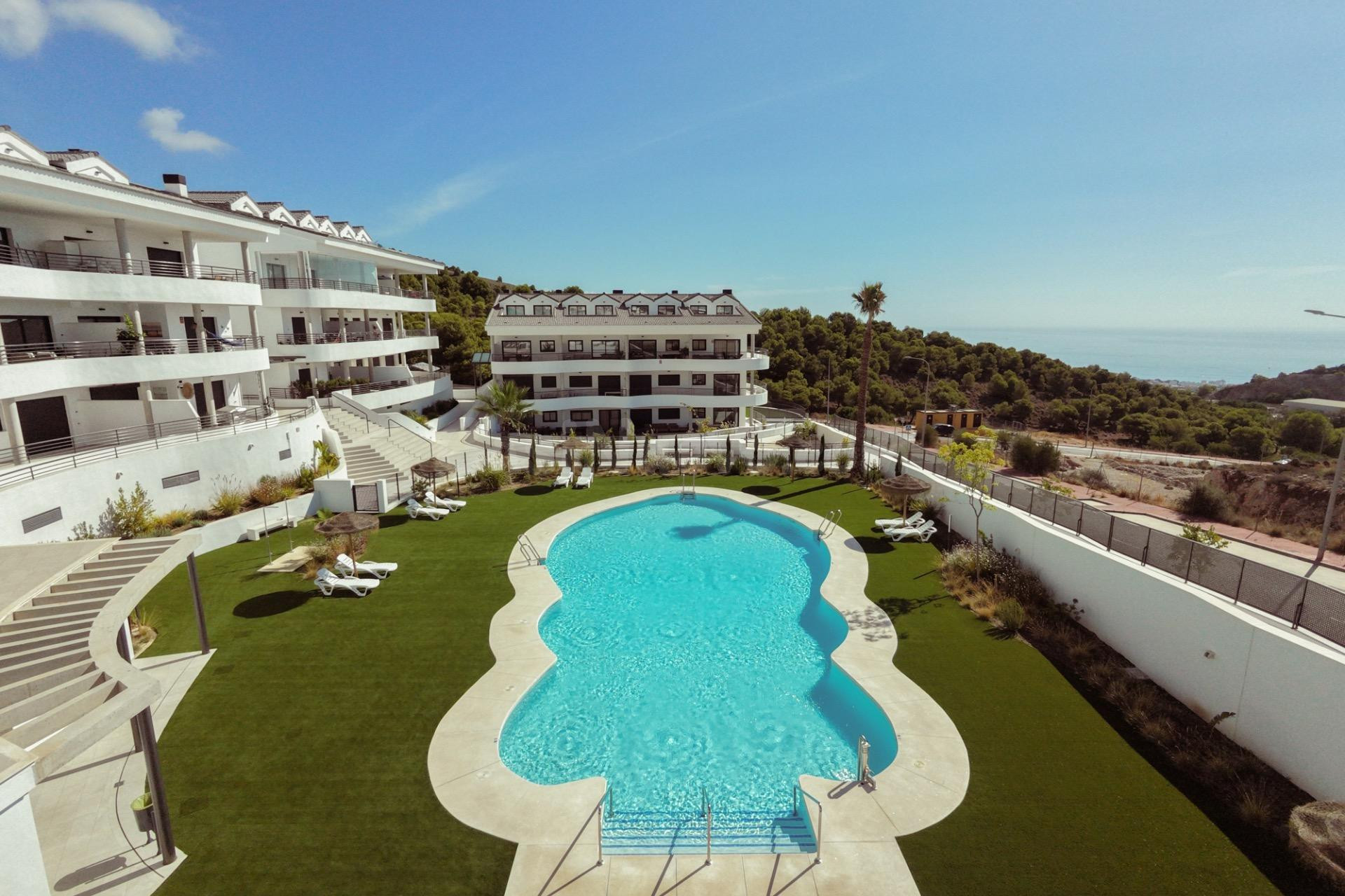3 dormitorios y 87,66 m2 de terrazas con vistas al mar en Benalmádena