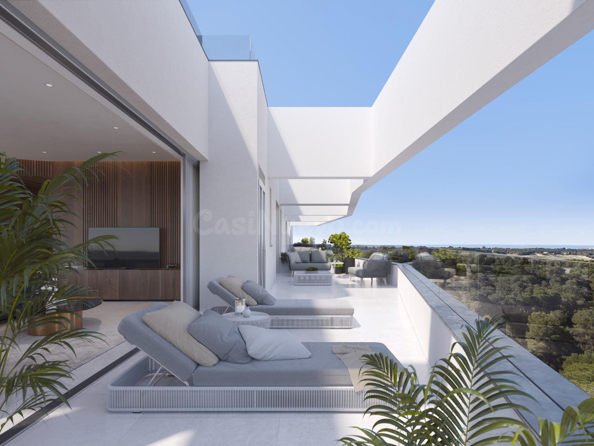Venta de apartamentos de lujo, campo de golf "Las Colinas"