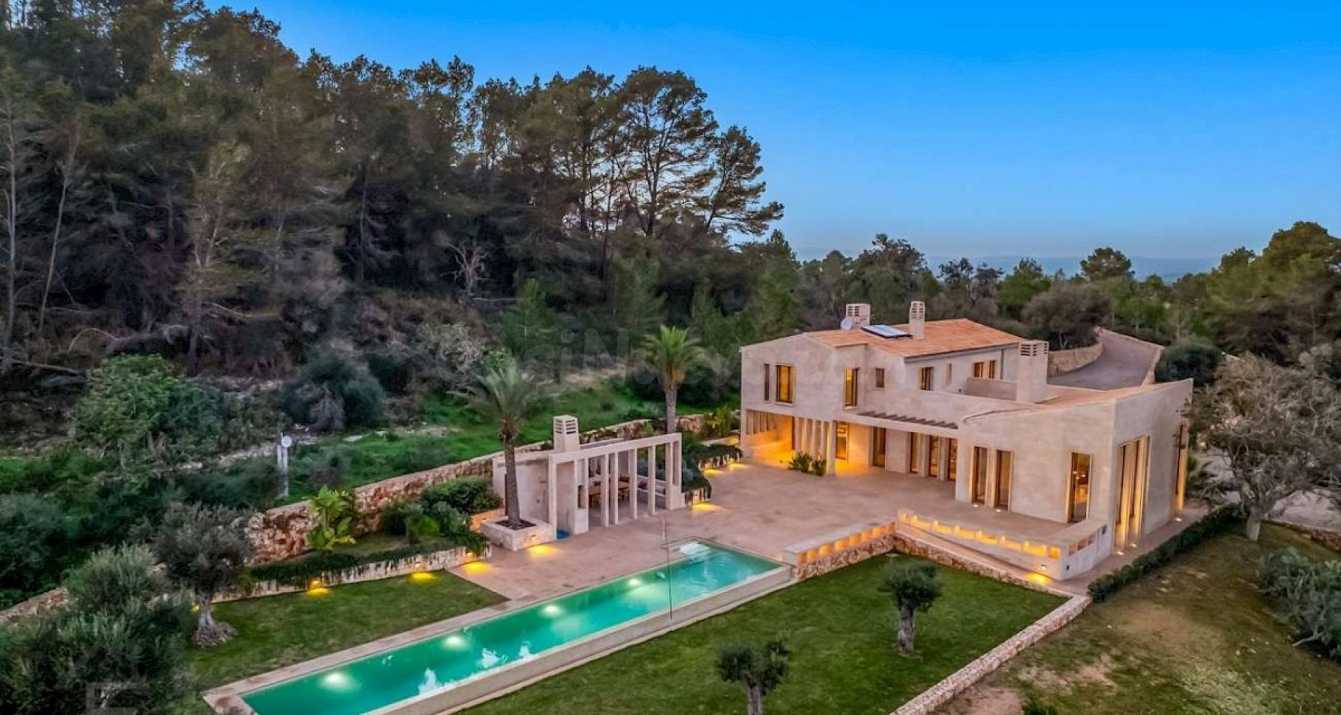 Finca de lujo de nueva construcción cerca de Cas Concos – Diseño contemporáneo, privacidad y esencia mediterránea