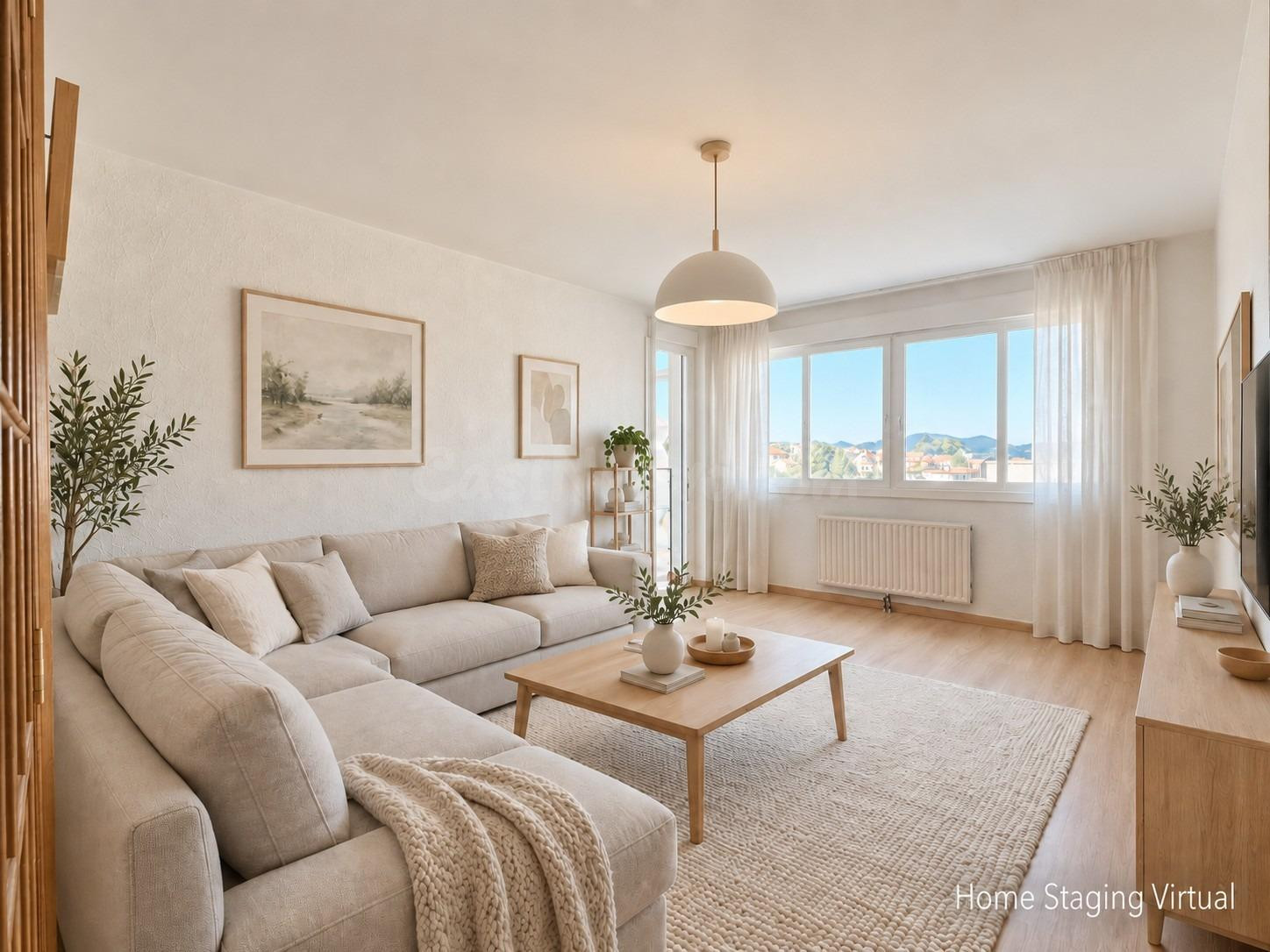 Piso de 4 habitaciones con terracita acristalada. Vigo. Ref. P475
