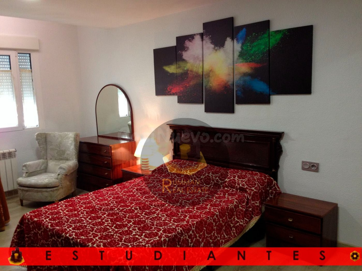 EST/ Bonito piso para ESTUDIANTES con CUATRO dormitorios en Glorieta de Arabial
