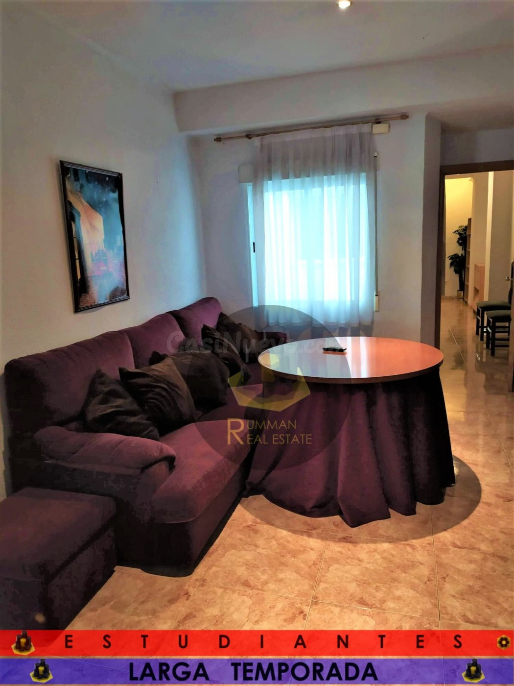 EST/ Bonito piso amueblado para ESTUDIANTES con TRES dormitorios en zona Pedro A. de Alarcón