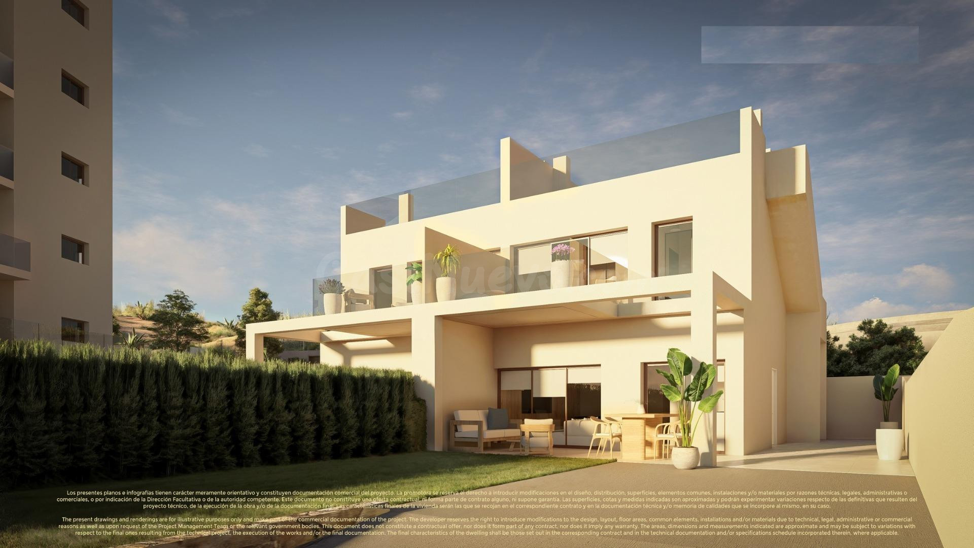 Apartamentos y chalés adosados en Corvera Hills Golf-Murcia