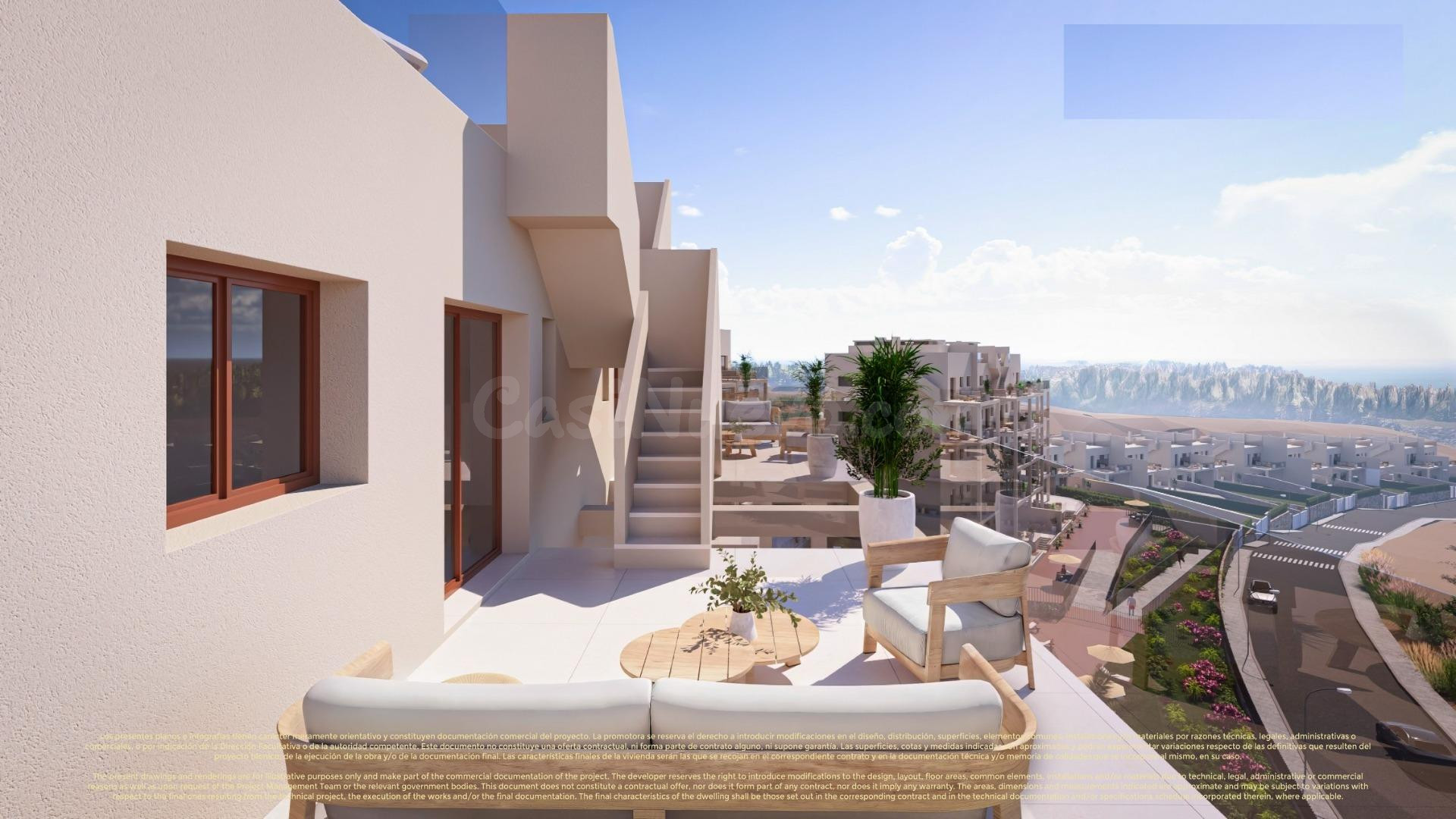 Apartamentos y chalés adosados en Corvera Hills Golf-Murcia