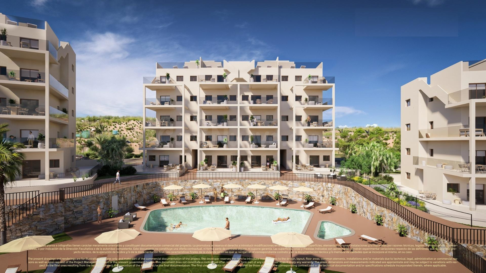 Apartamentos y chalés adosados en Corvera Hills Golf-Murcia