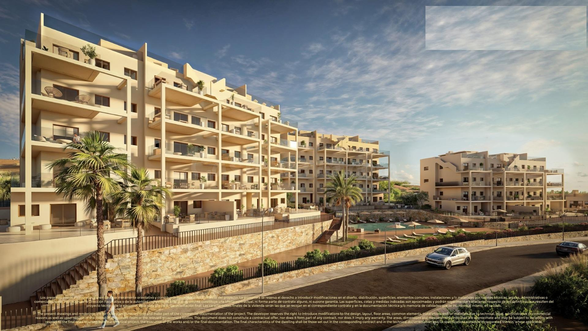 Apartamentos y chalés adosados en Corvera Hills Golf-Murcia