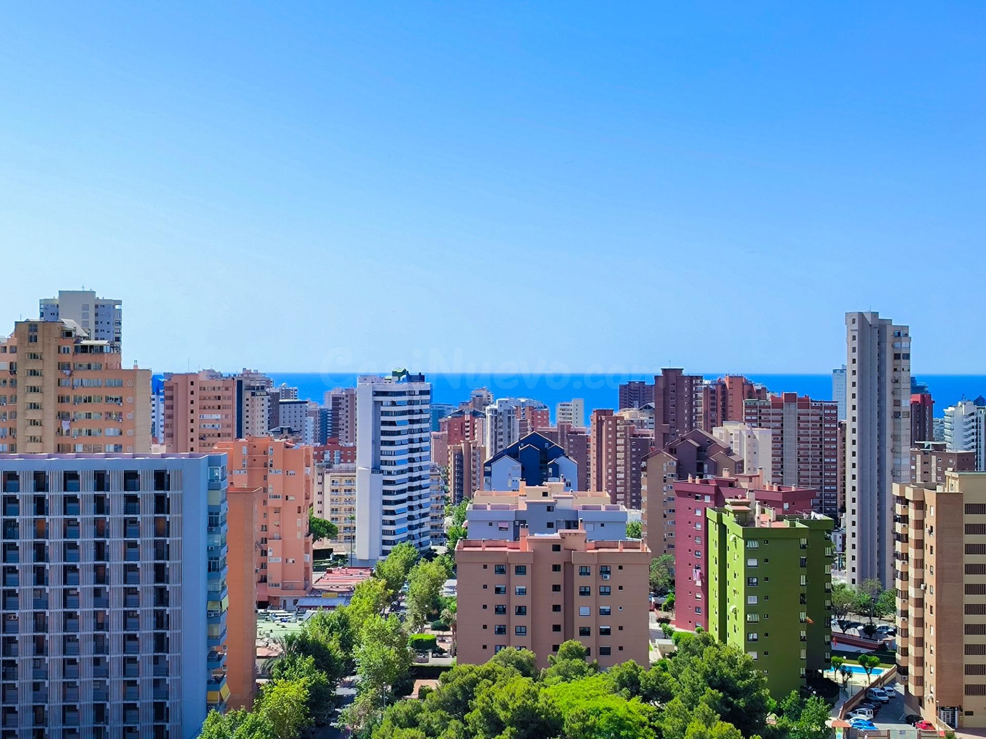 Bonito estudio con vistas al mar en zona Nuevos Juzgados - www.inmobiliarialesdunes.com