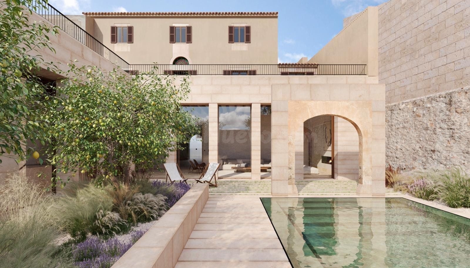 Casa señorial con jardín en el centro de Campos