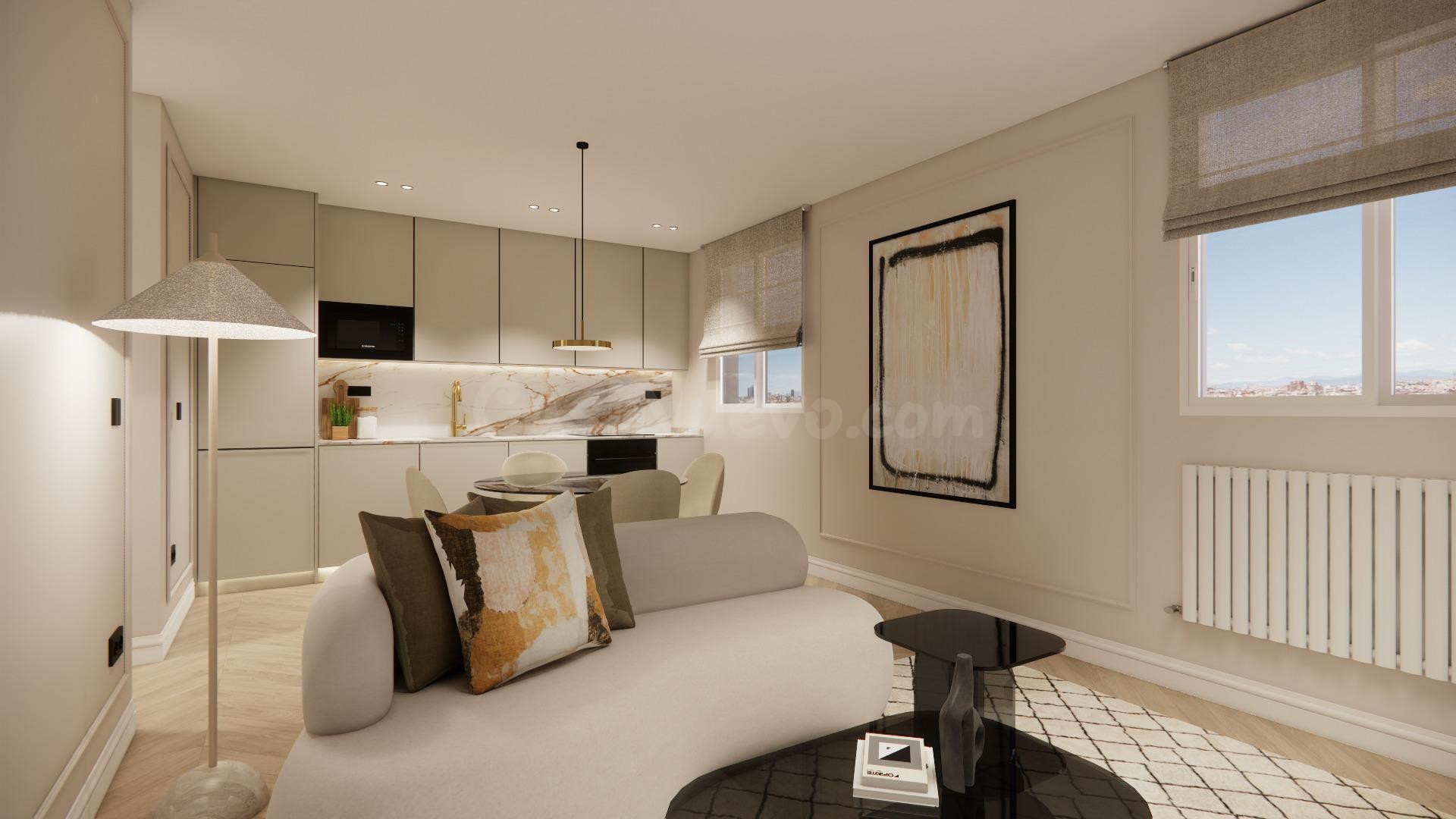Piso 2 habitaciones 84m² en venta - Malasaña