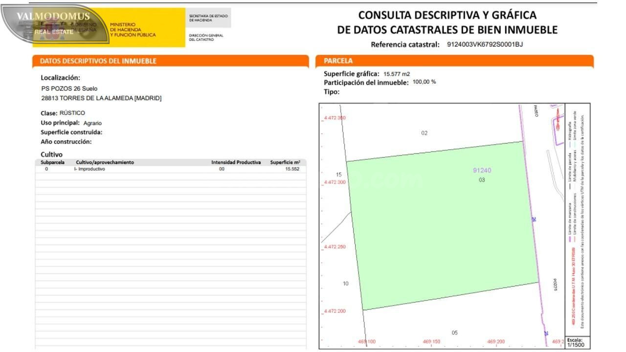 Terreno rural en venta - Madrid