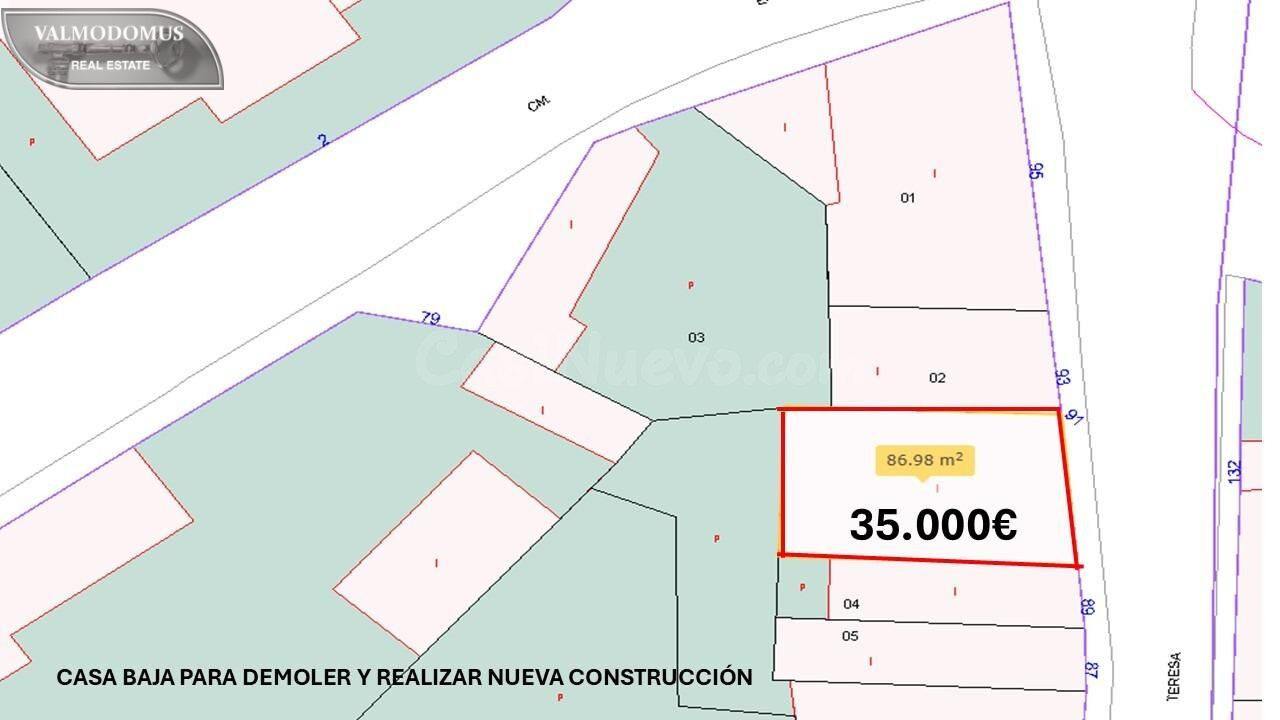 Terreno urbano en venta - Méntrida