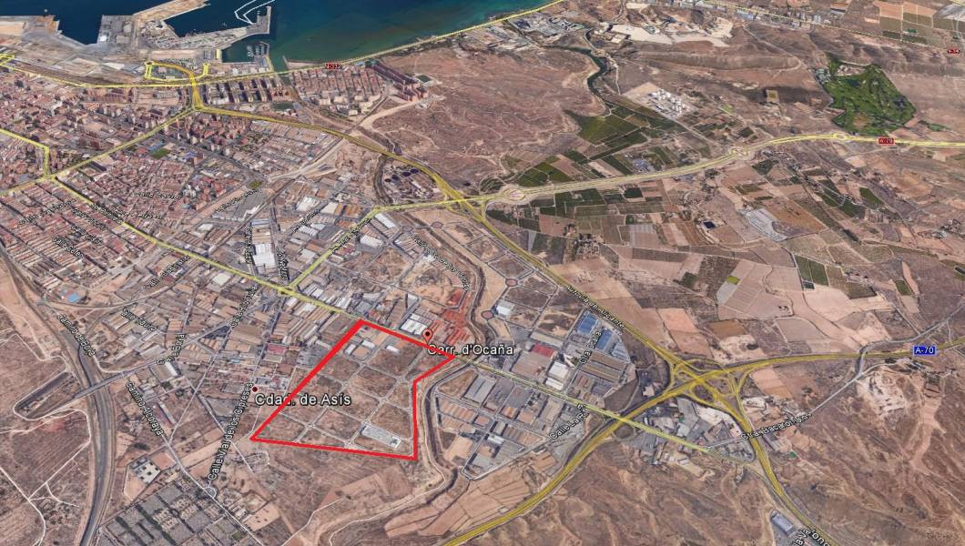 Oportunidad. Terreno Industrial En Alicante Junto a La carretera de Ocaña poligono UA Nº 7