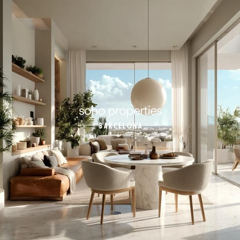 Luminoso apartamento de 3 habitaciones en el centro de Estepona con vistas despejadas