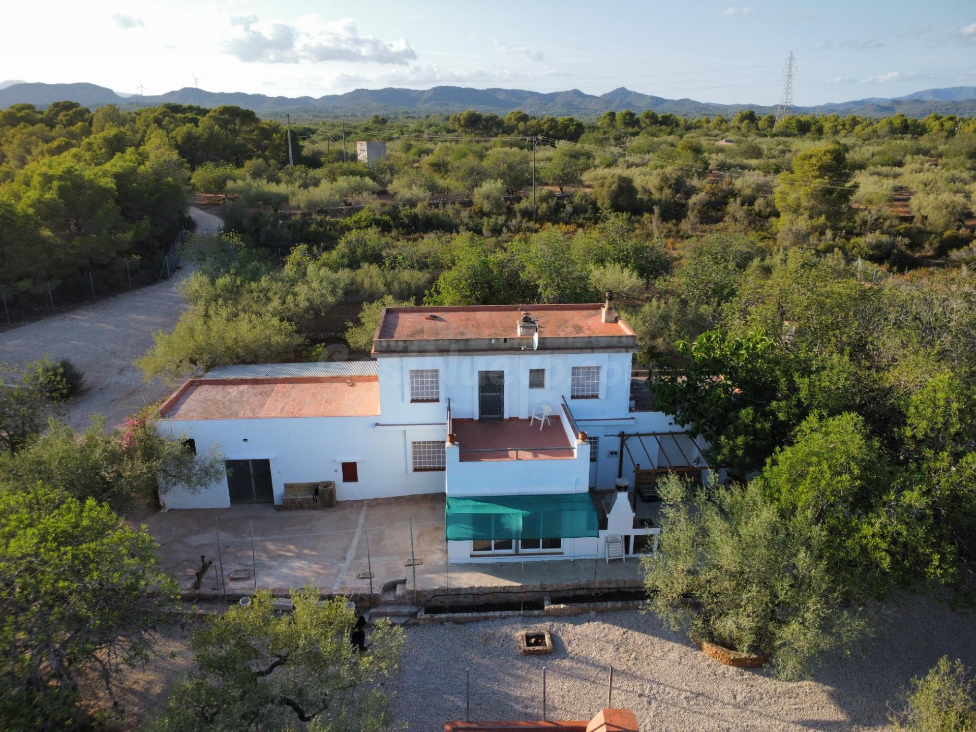 Magnífica finca rústica de 14.000 m2 con casa legalizada, luz de red y pozo propio a 5 km del mar