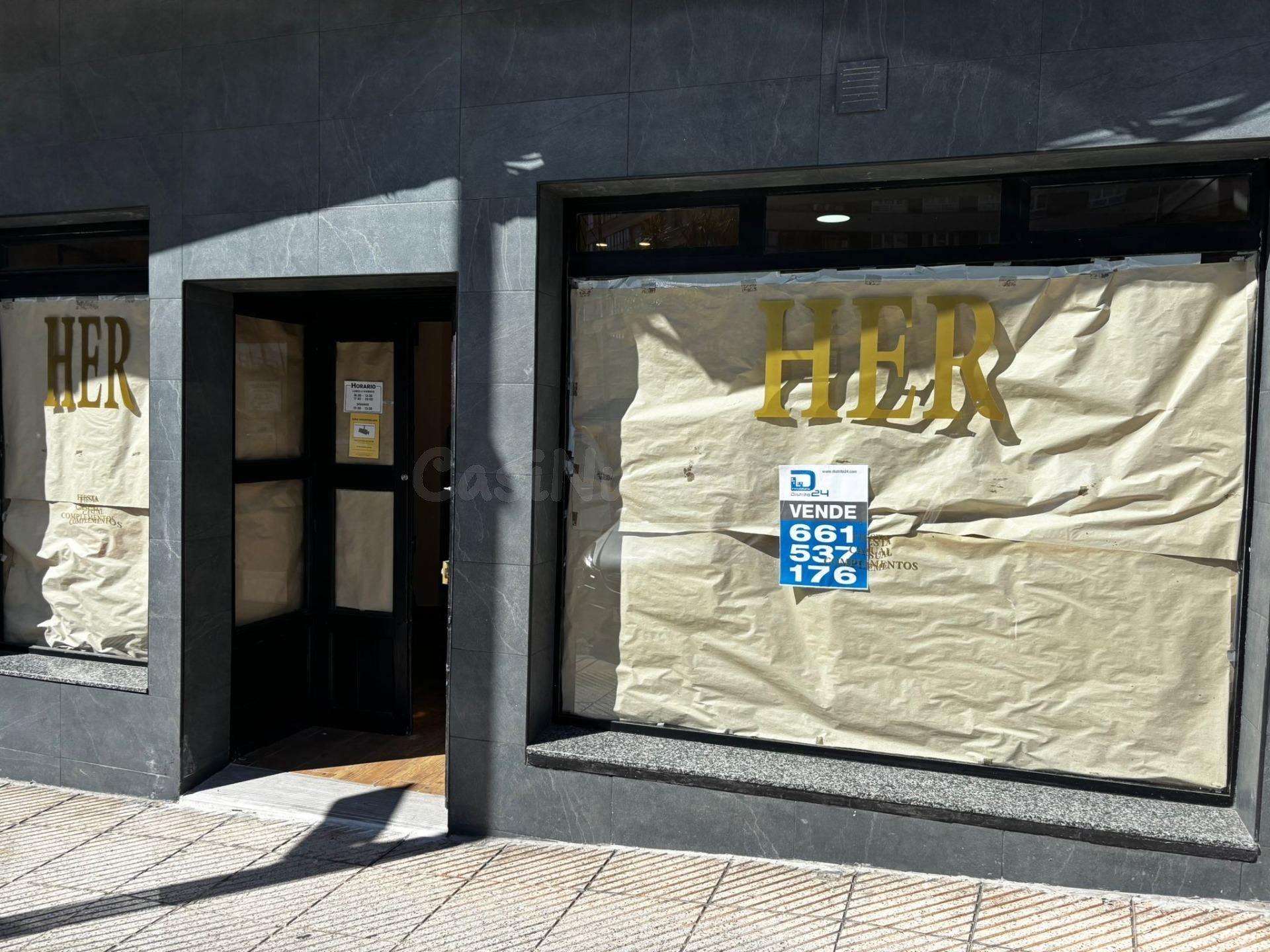 Local comercial reformado en el centro de Avilés