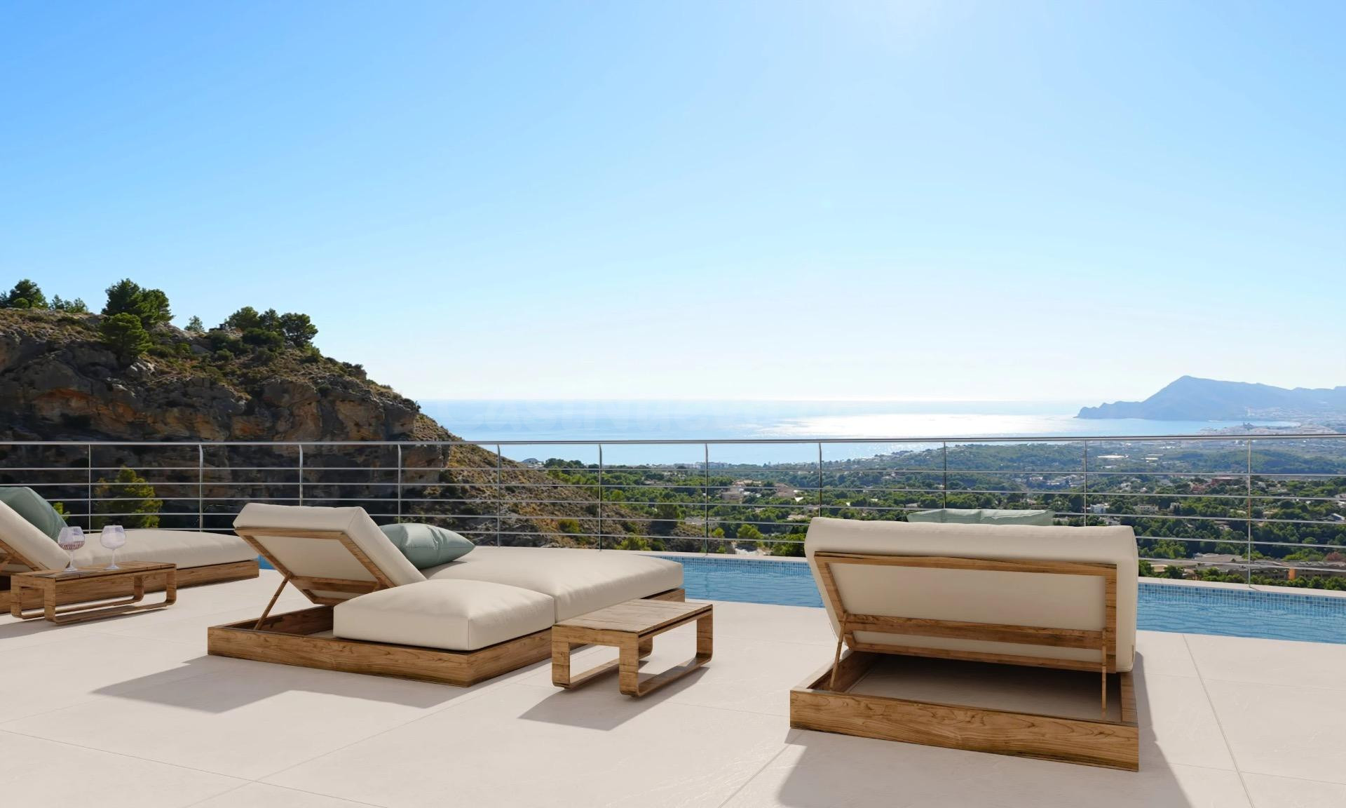 VILLAS LUXURY CON VISTA AL MAR EN ALTEA