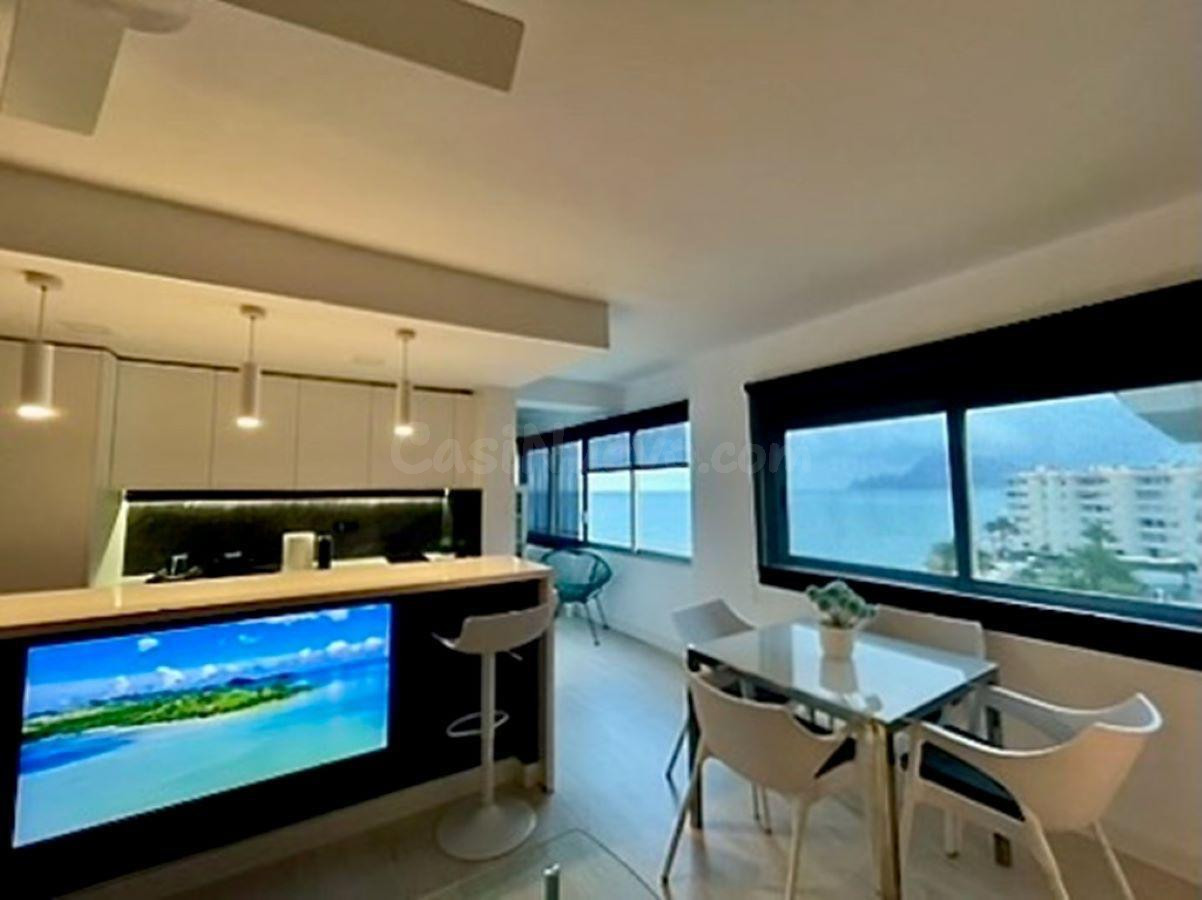 VENTA O ALQUILER DE TEMPORADA (POR MESES) Apartamento en primera línea – La Olla de Altea