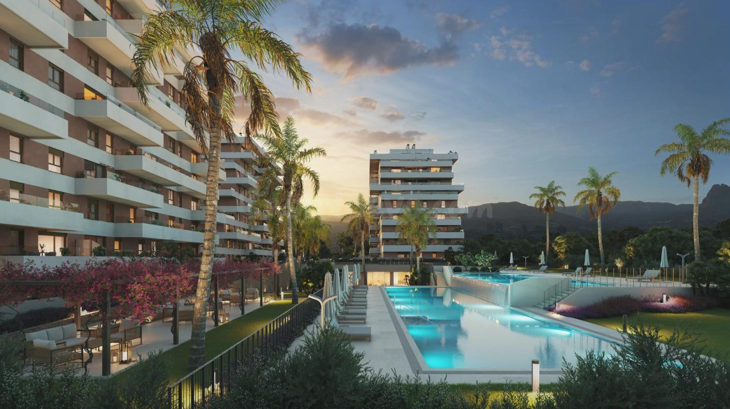 Apartamentos de 2 dormitorios y 2 baños, Playa del Torres