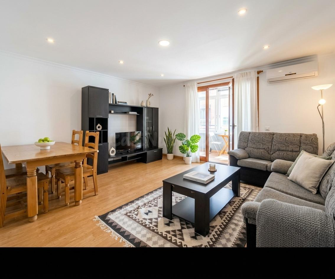 AMPLIO APARTAMENTO EN LA ACEQUIÓN A 300 M DEL MAR CON GARAJE