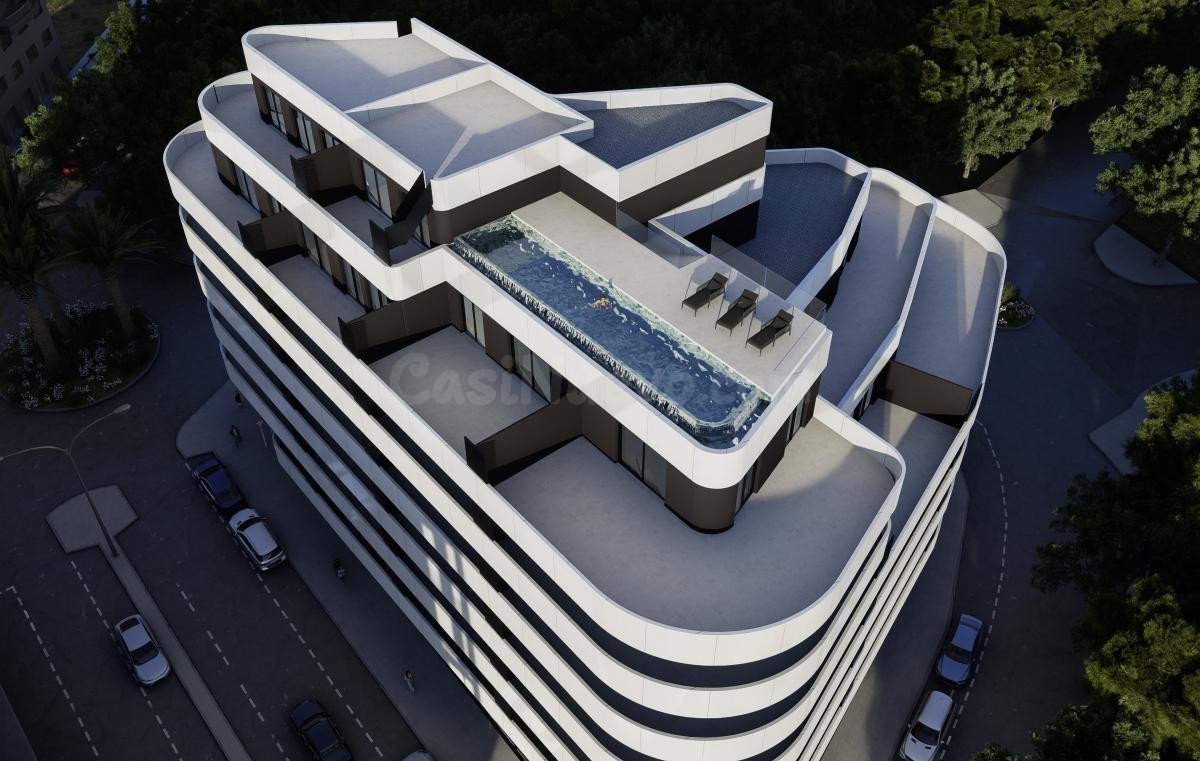 Atico exclusivo de lujo en Calpe con vistas al mar y estilo de vida mediterráneo