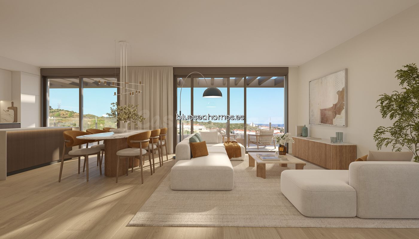 Venta de piso con tres dormitorios en El Chaparral, Mijas Costa, Málaga, Costa del Sol
