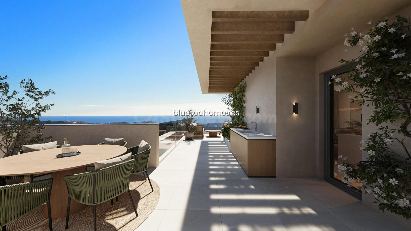 Venta de piso con tres dormitorios en Mijas Costa, Málaga, Costa del Sol