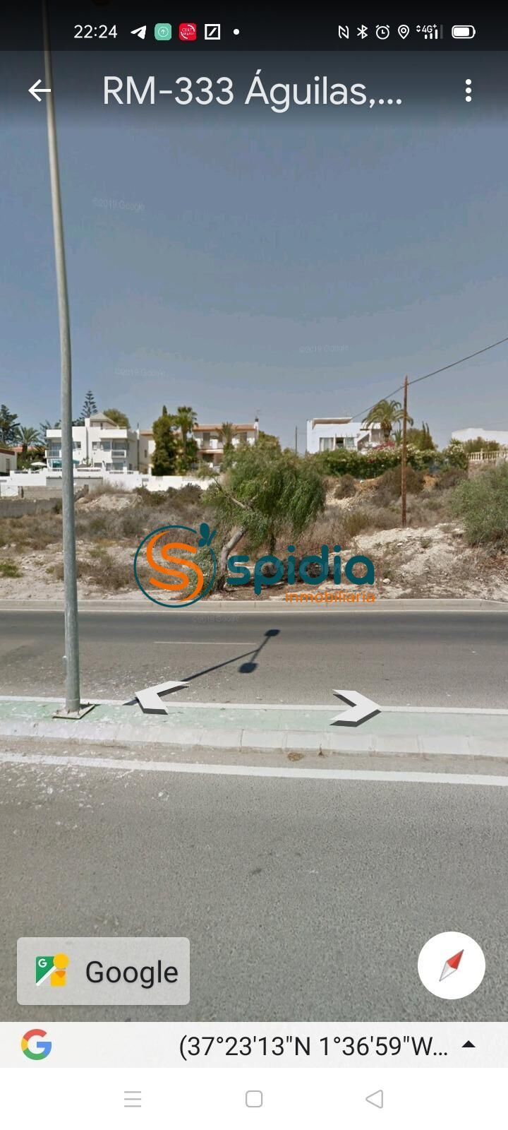 Terreno urbanizable en Calarreona a 400 m de la playa de 1550 m2