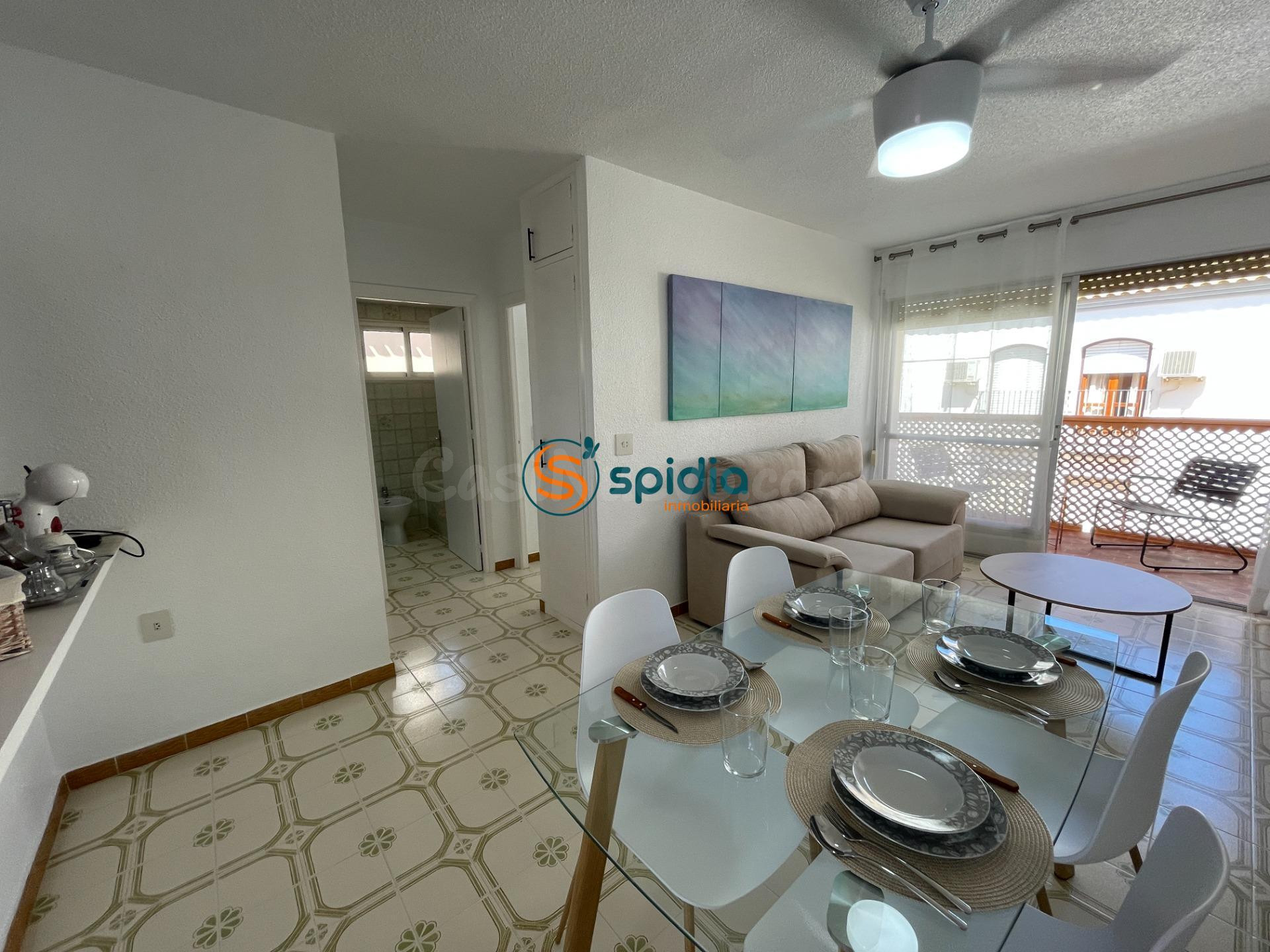 Apartamento para alquiler de temporada en Playa de Calabardina, ideal para buceadores - 4 Huéspedes
