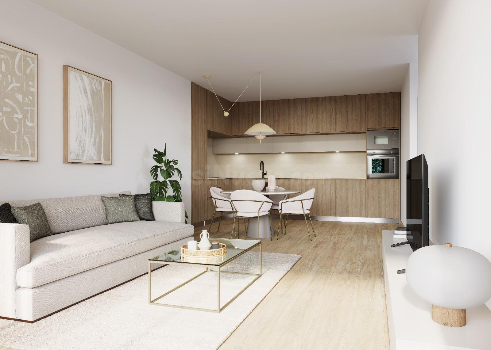 Apartamento de 1 dormitorio y terraza privada a 200 m del mar