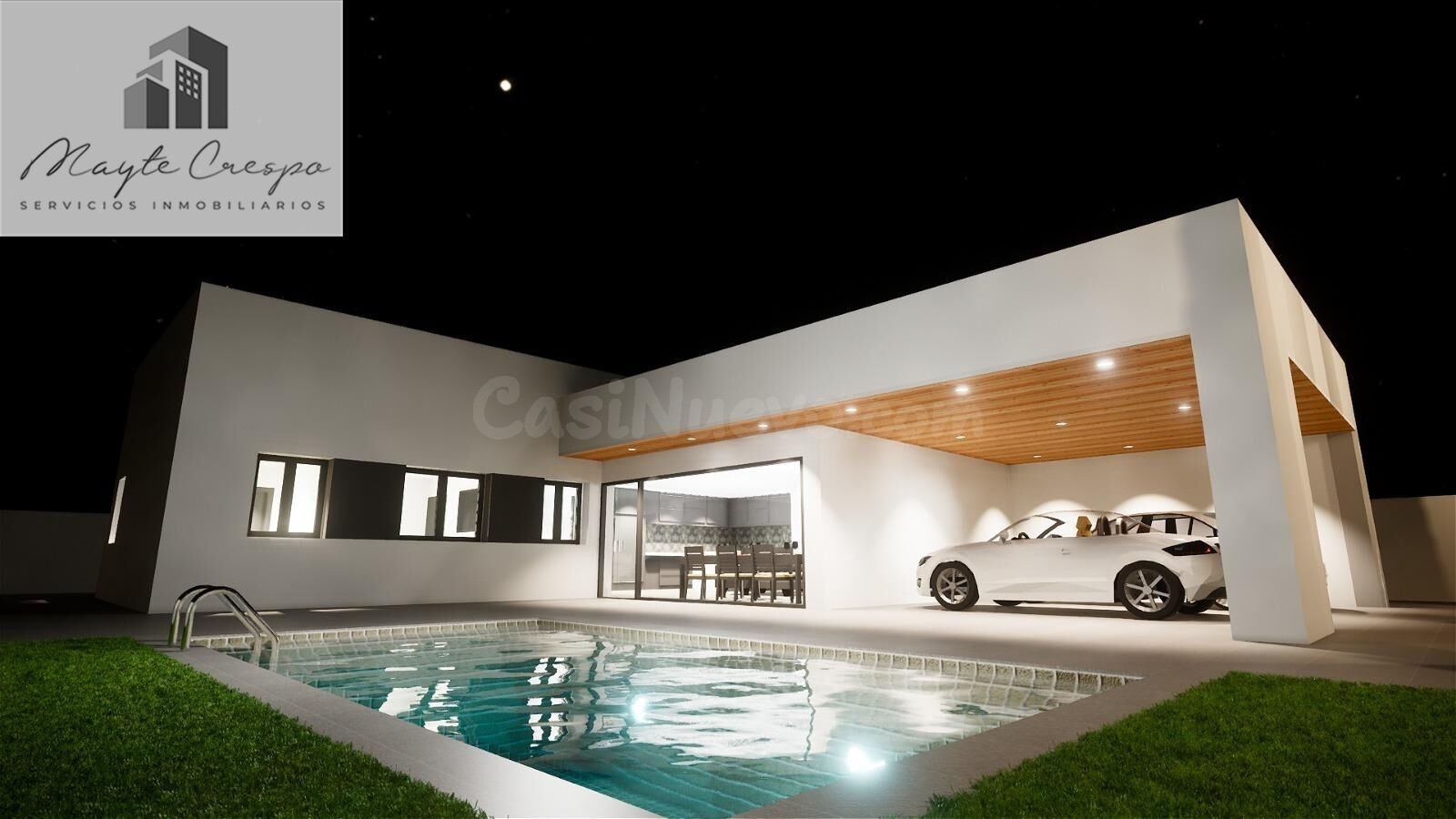 Casa de diseño en parcela de 985 m2 en Cúllar Vega (El Ventorrillo)